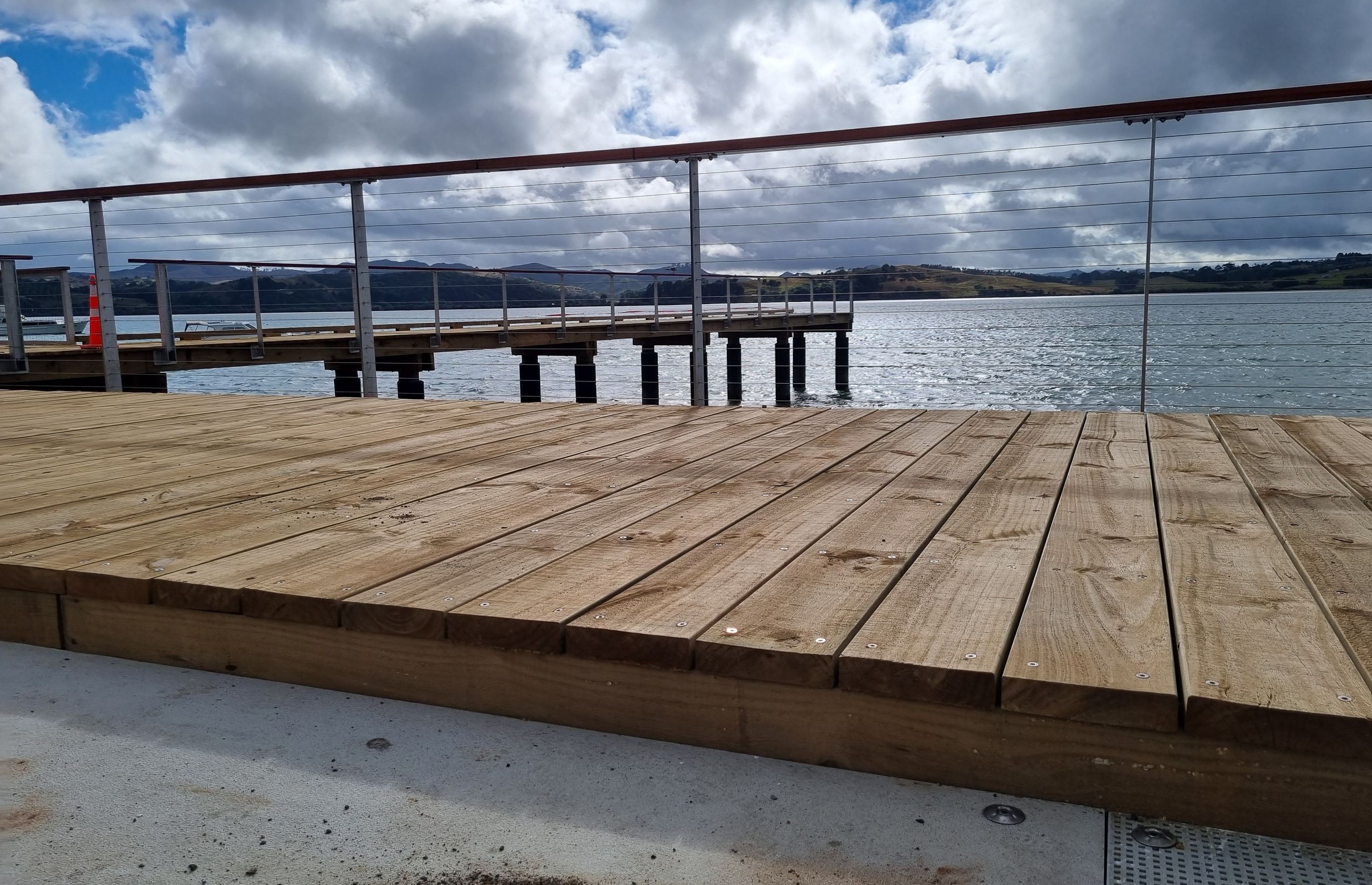 Structural strength required for waterfront redevelopment at Mangonui