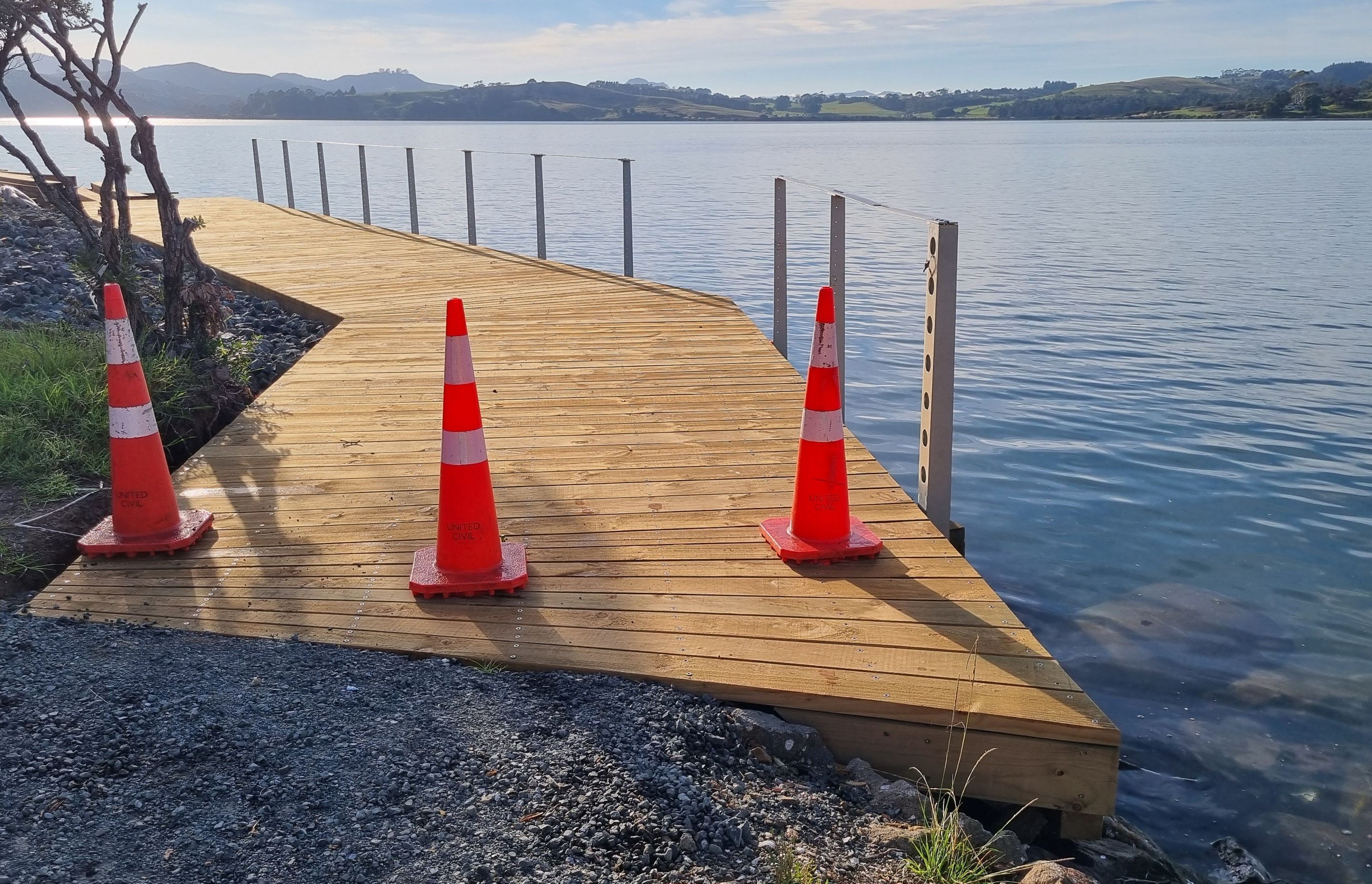 Structural strength required for waterfront redevelopment at Mangonui