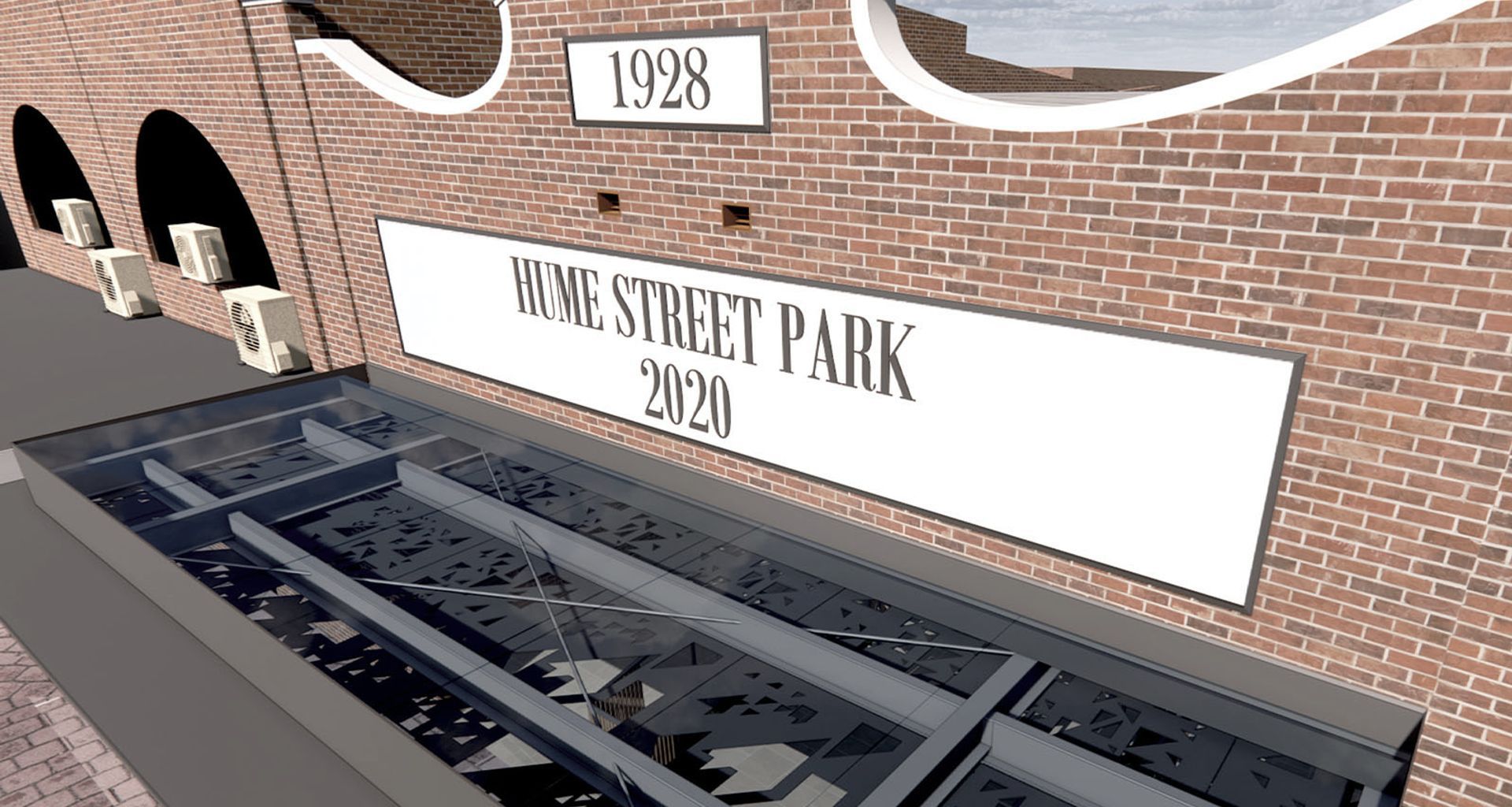 Hume Street Plaza banner