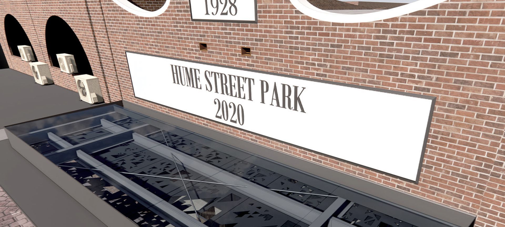 Hume Street Plaza banner