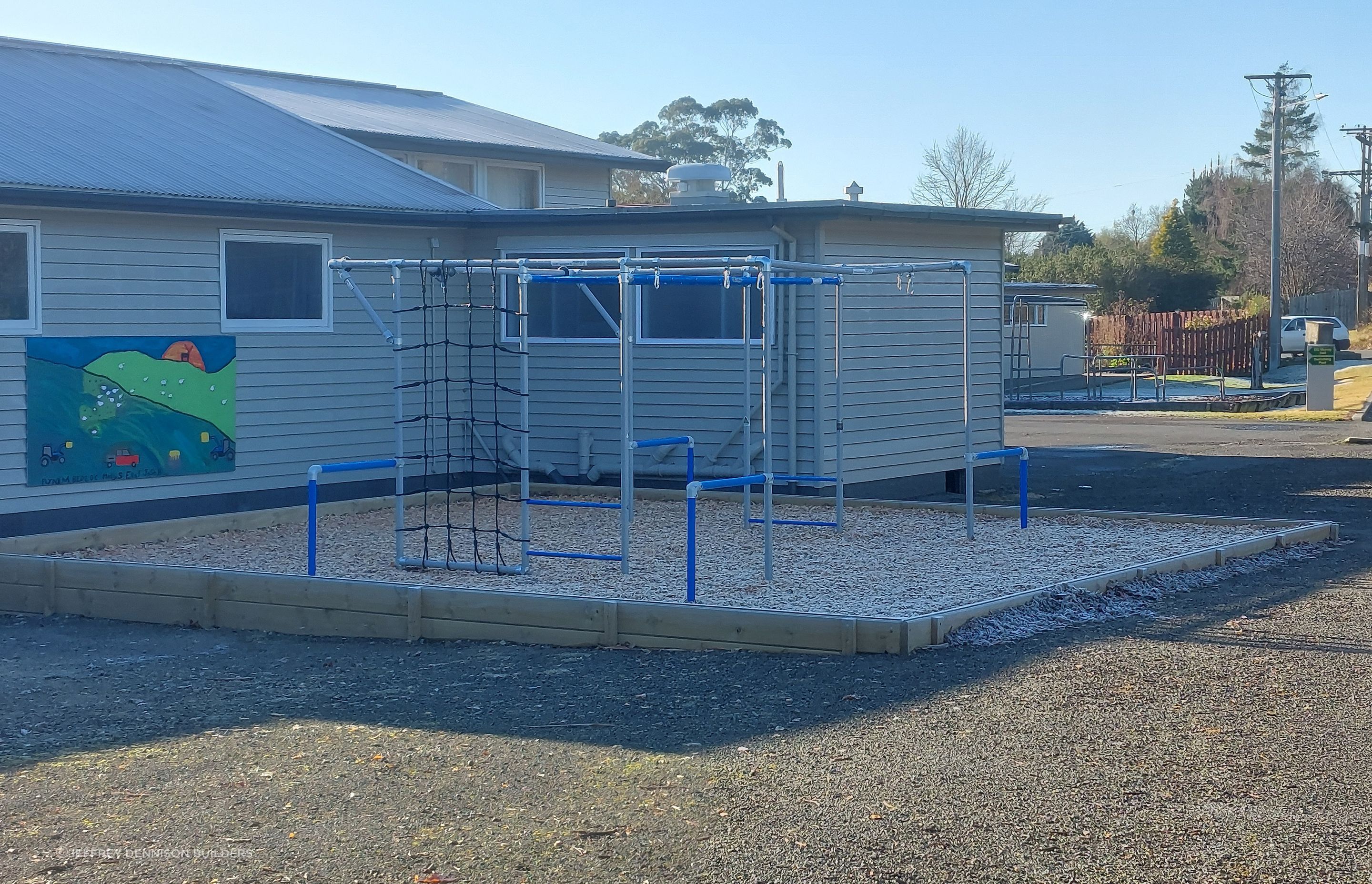 Completed monkey bars for Palmerston High School - Community Project cont-