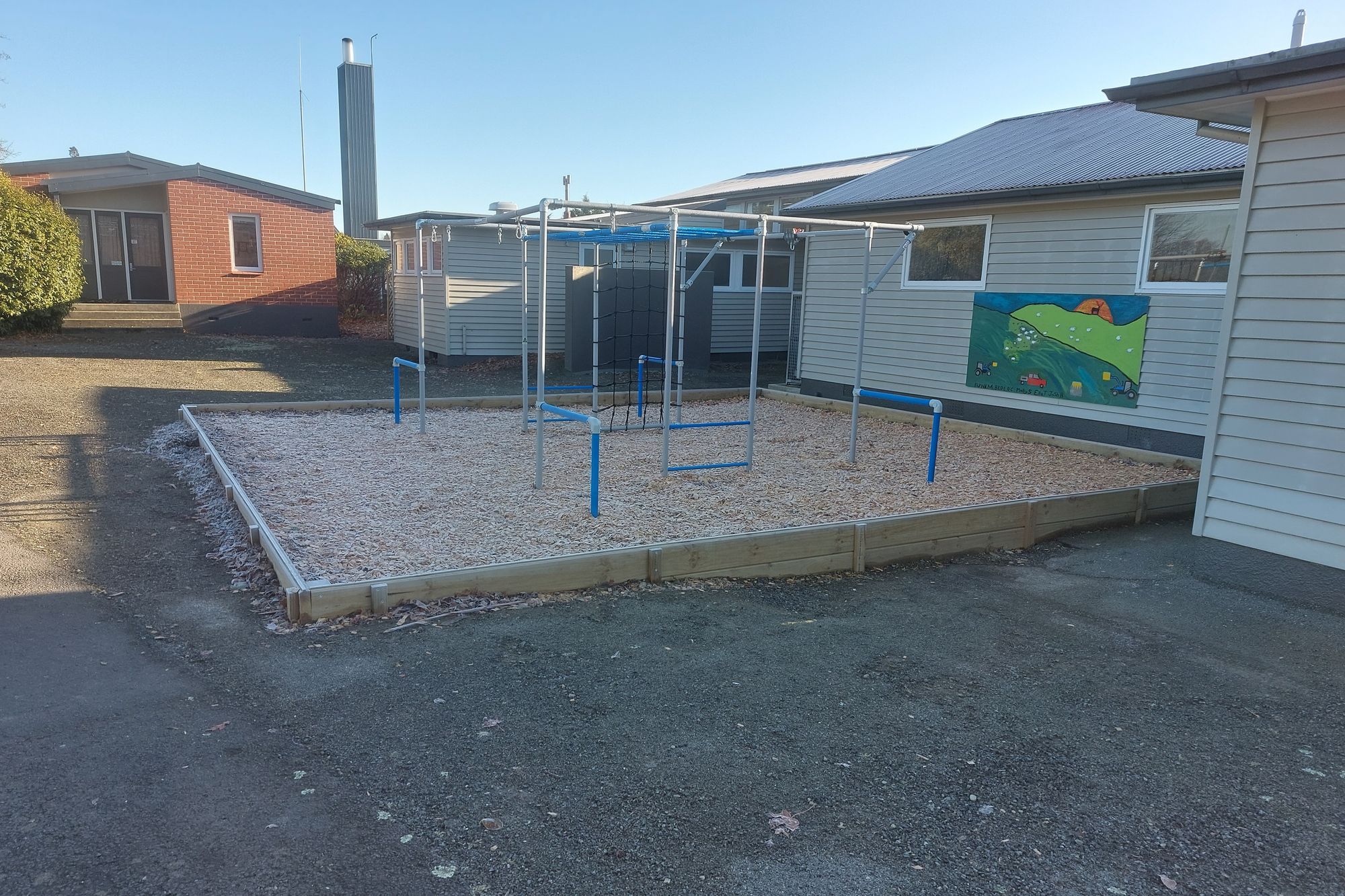 Completed monkey bars for Palmerston High School - Community Project