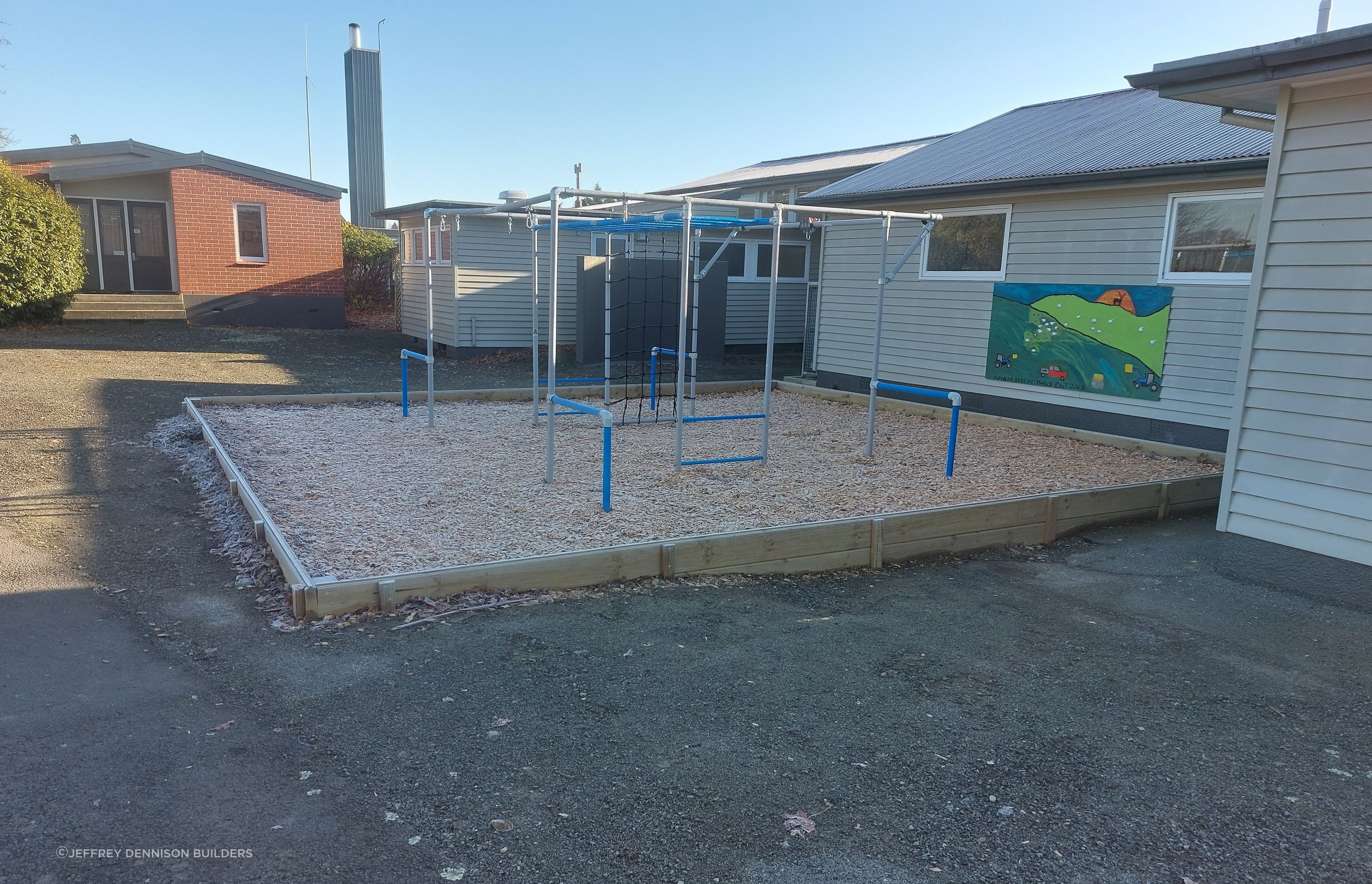 Completed monkey bars for Palmerston High School - Community Project