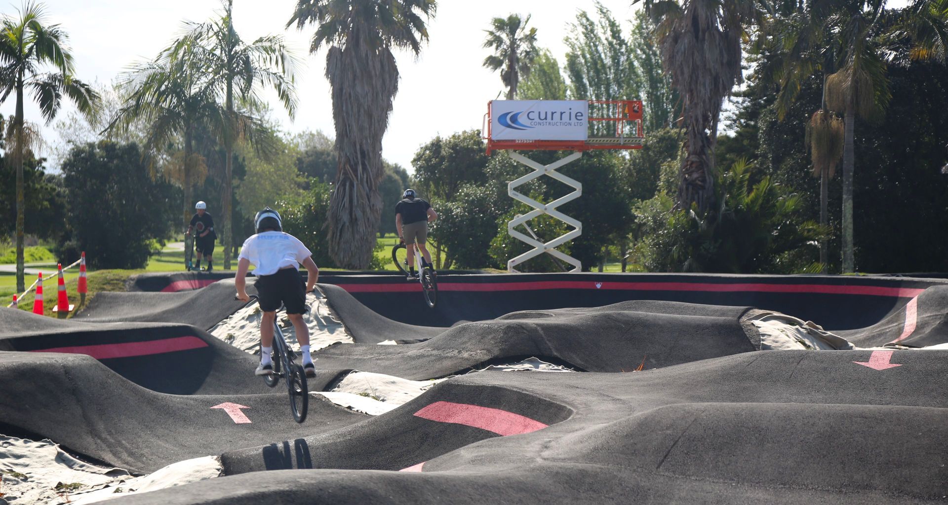 Alfred Cox Pump Track banner