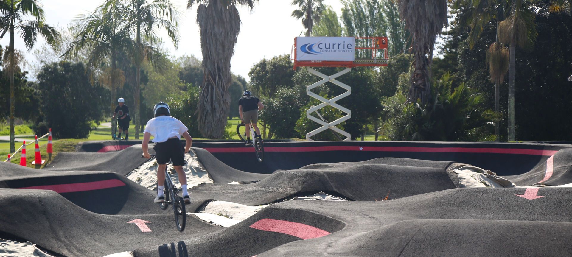 Alfred Cox Pump Track banner