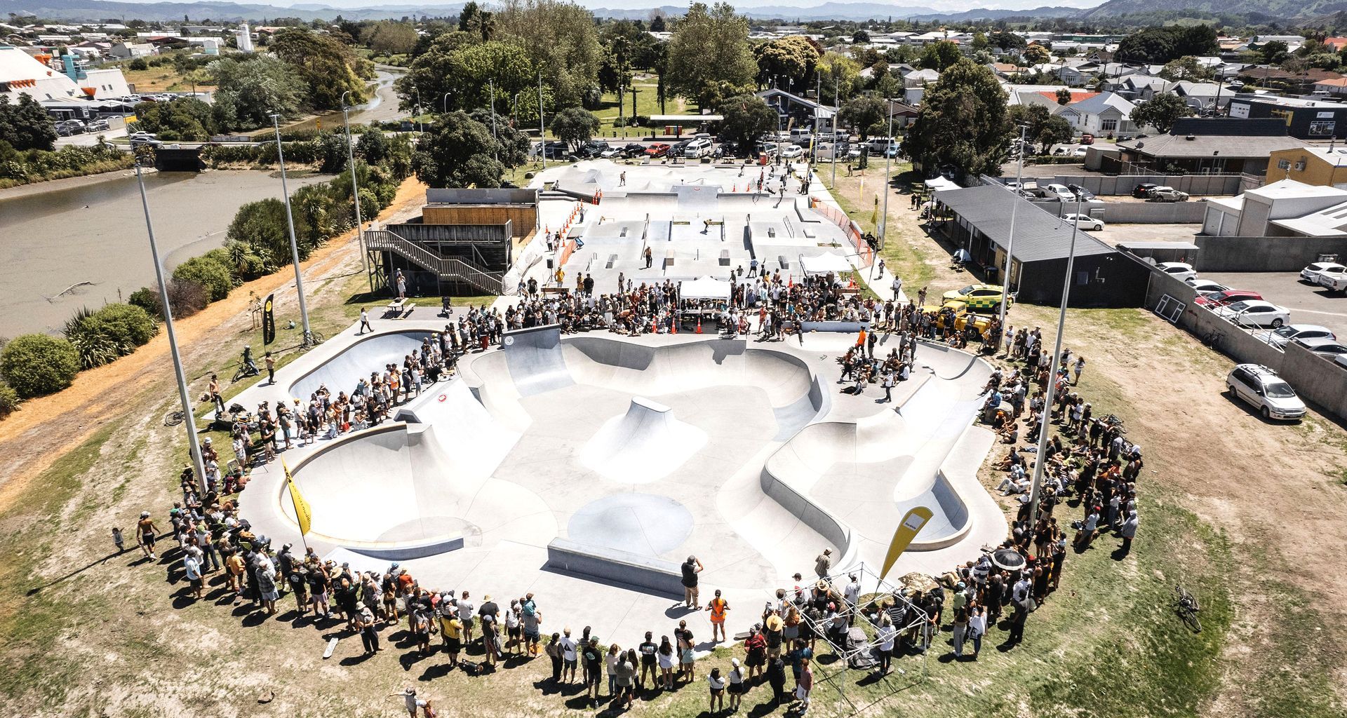 Alfred Cox Skate Park banner