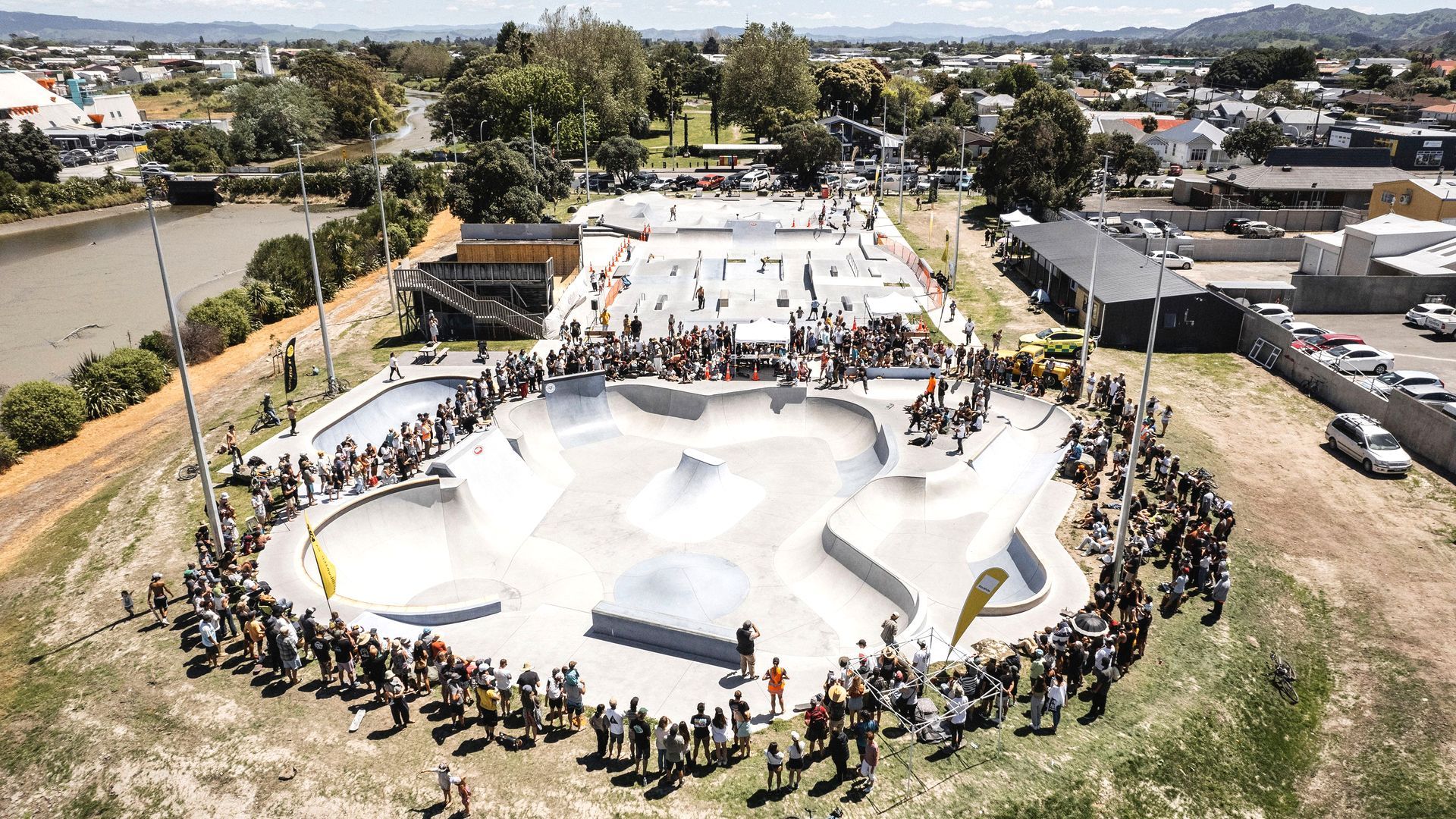 Alfred Cox Skate Park banner