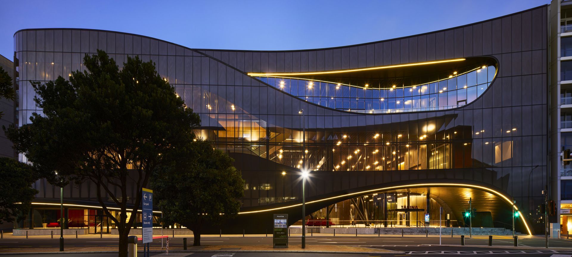 Tākina Wellington Convention Centre banner