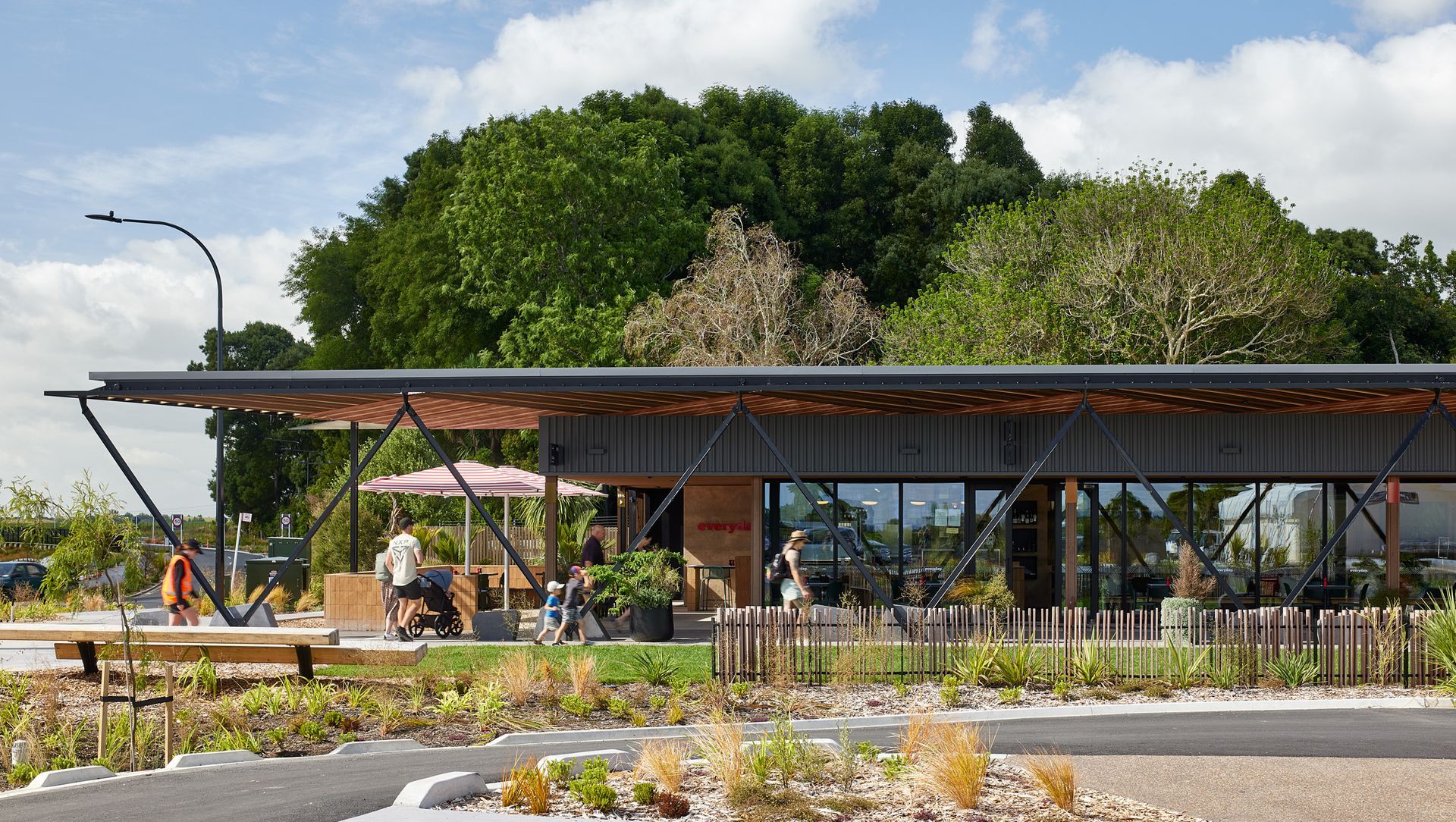 Te Kaaroro Entry Precinct banner