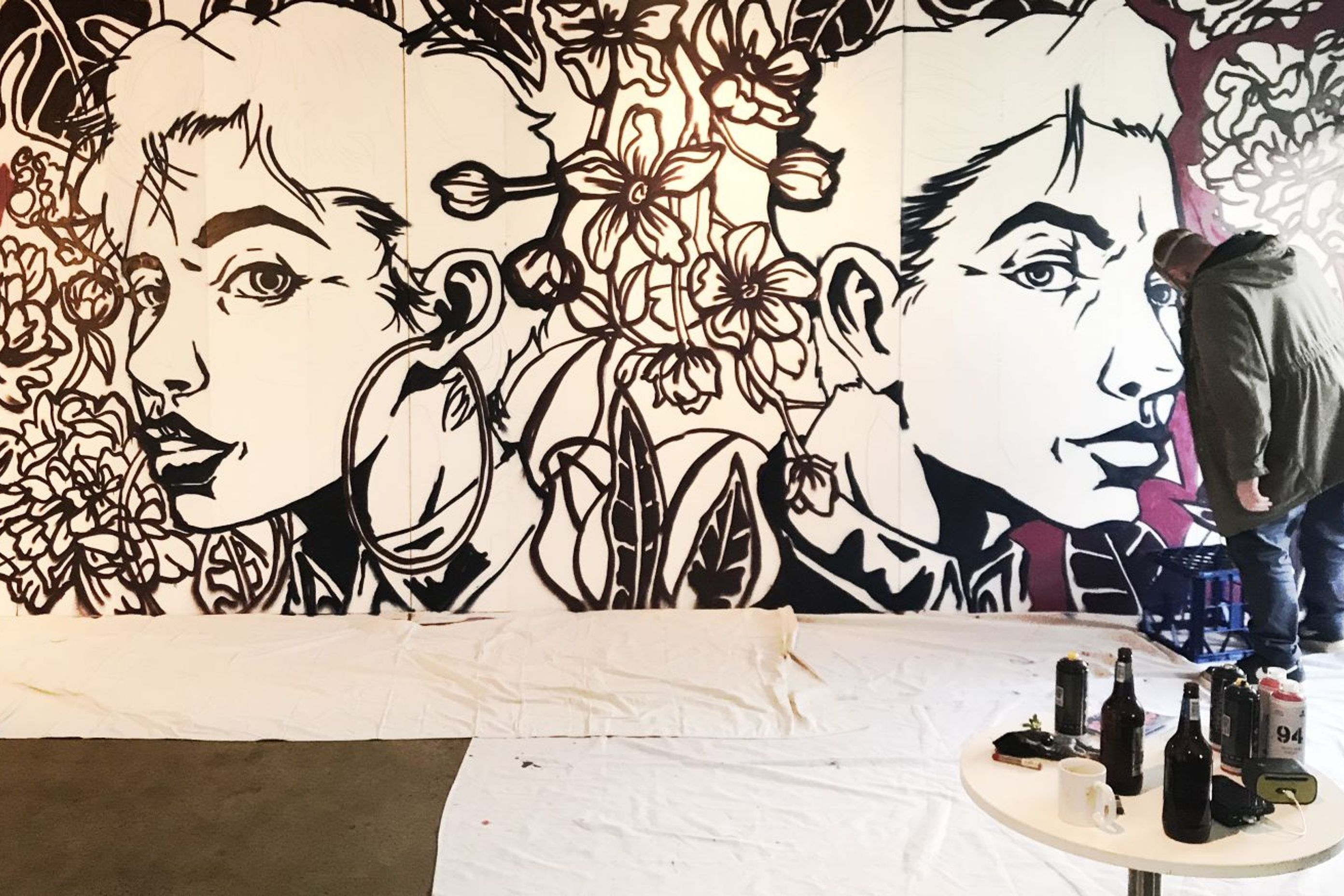 Bijl x Ox King - Street art for TwoGood