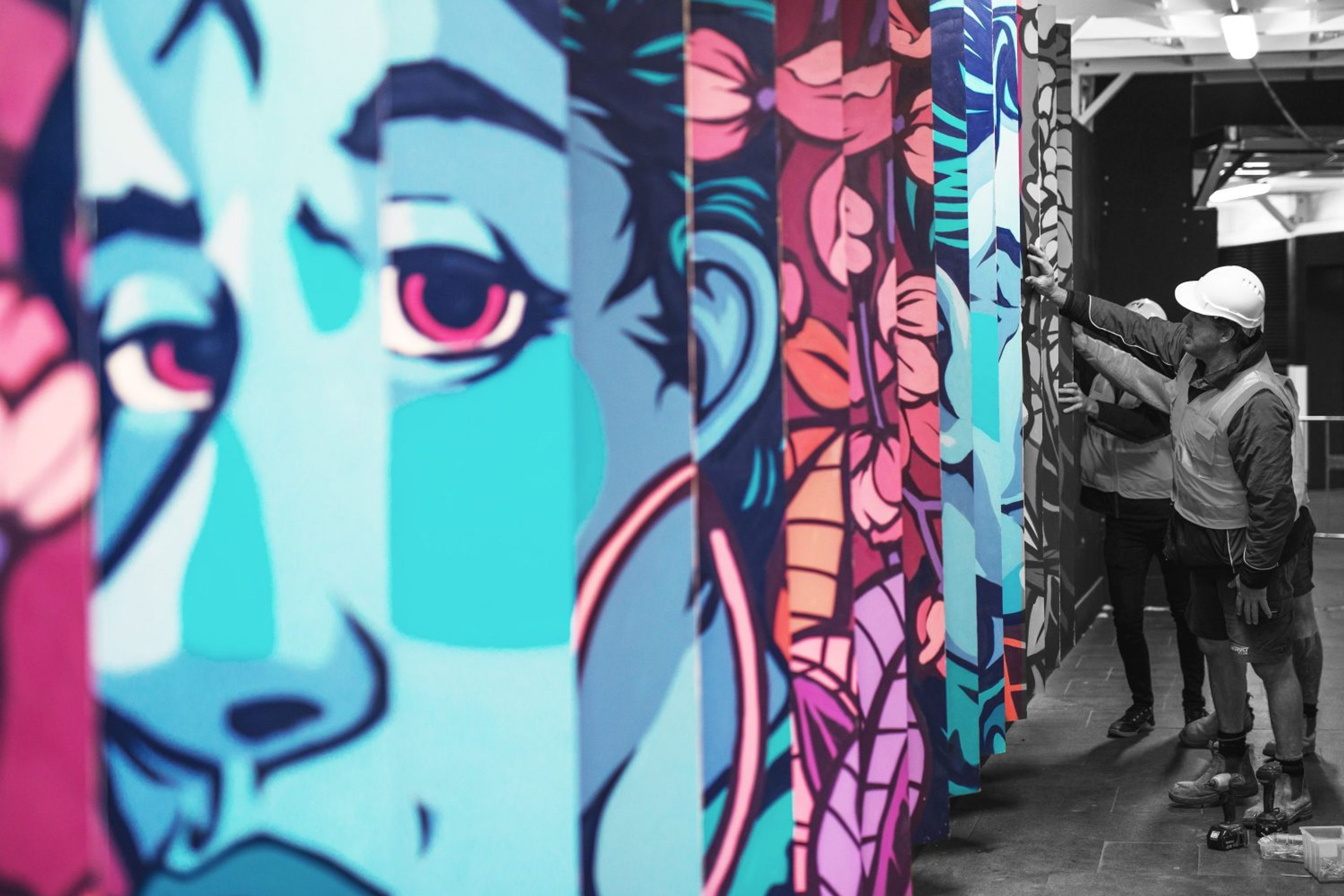 Bijl x Ox King - Street art for TwoGood
