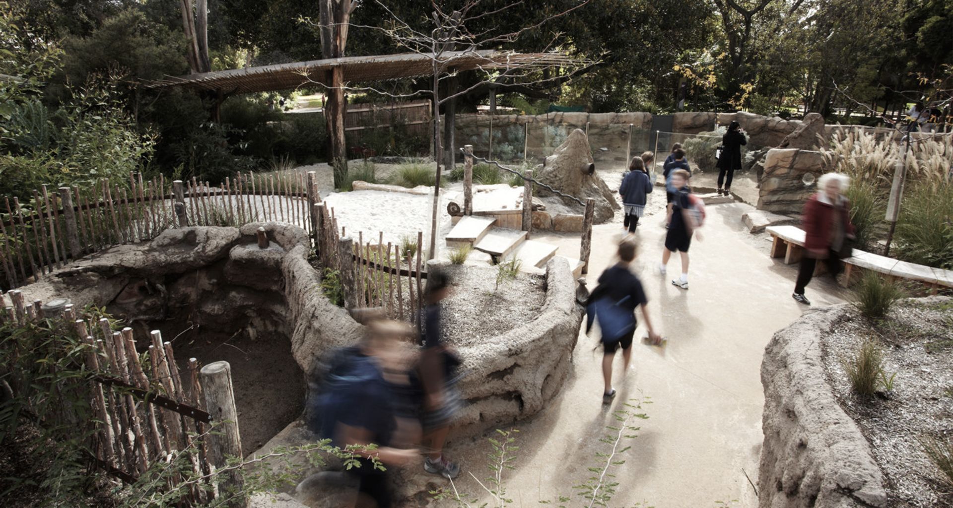 Melbourne Zoo 'Growing Wild' Precinct banner