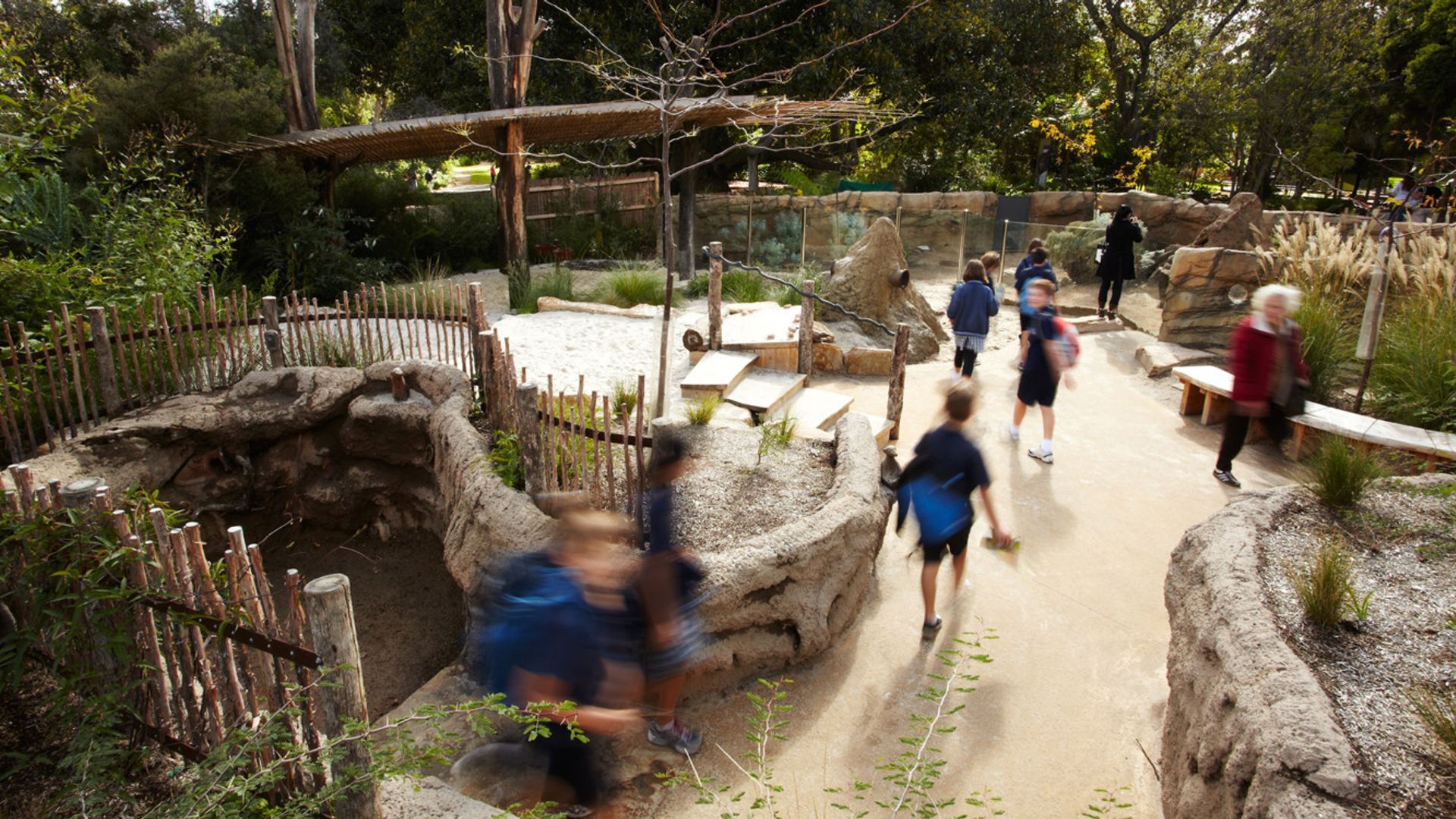 Melbourne Zoo 'Growing Wild' Precinct banner