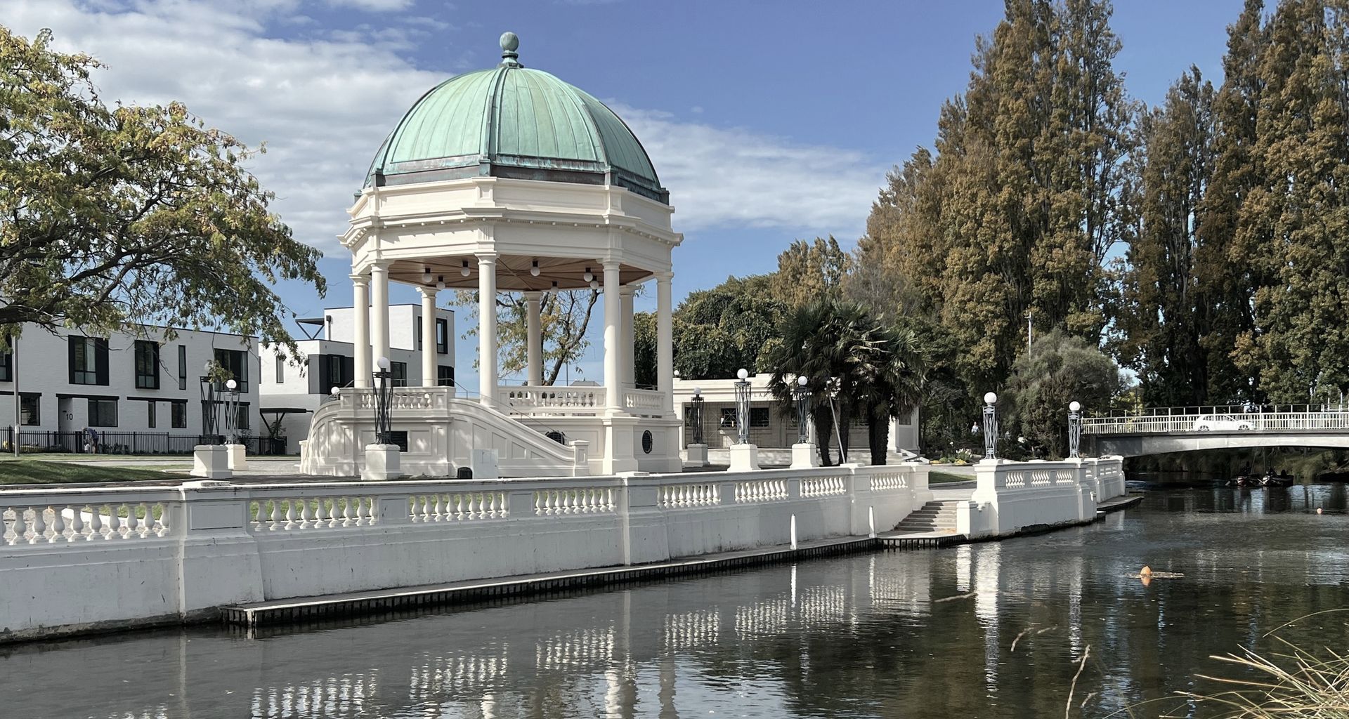 Iconic Christchurch Edmonds Band Rotunda banner