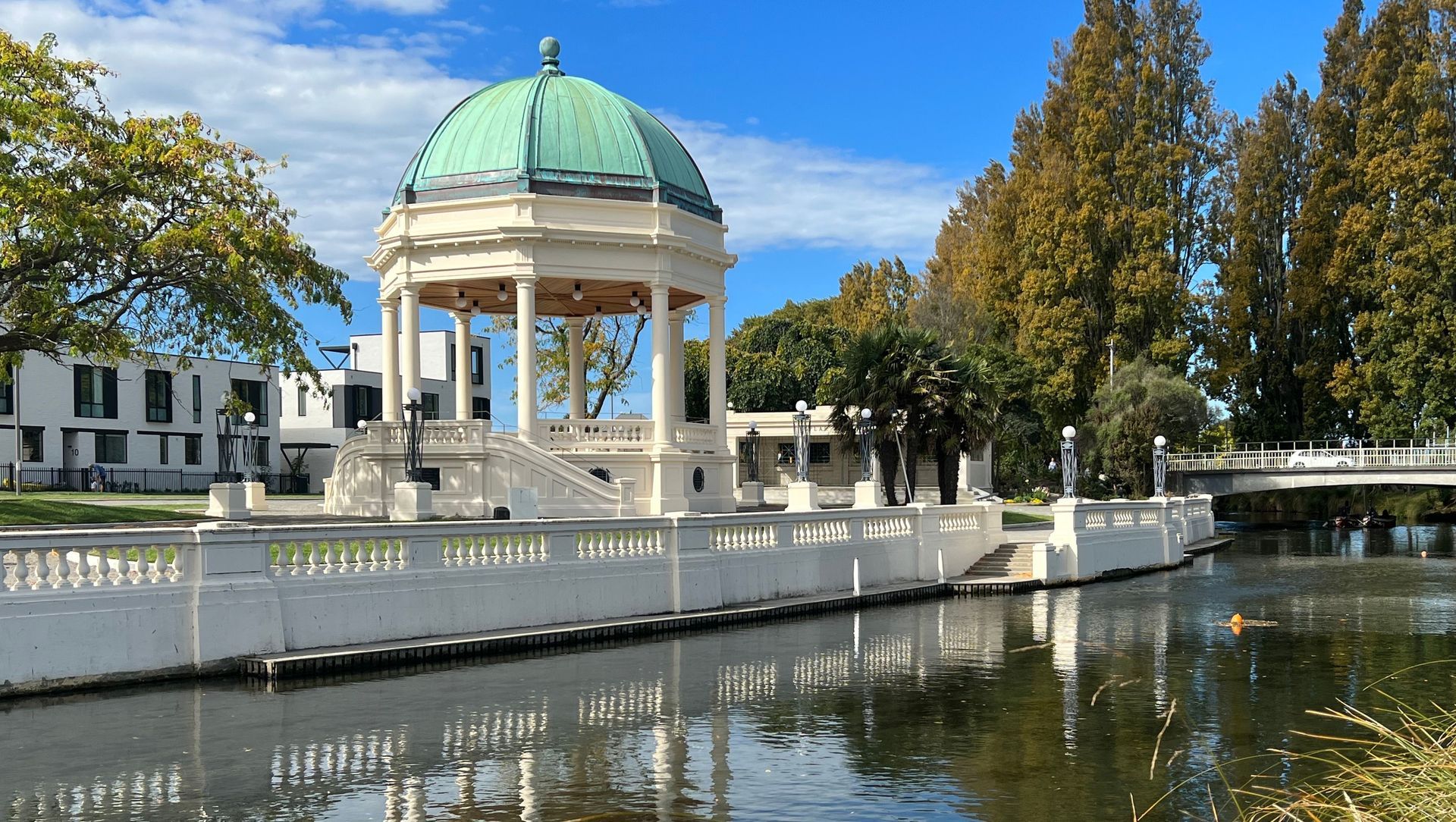 Iconic Christchurch Edmonds Band Rotunda banner