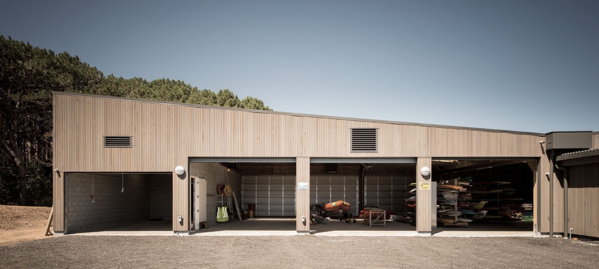 Project Timber: Muriwai Surf Club banner