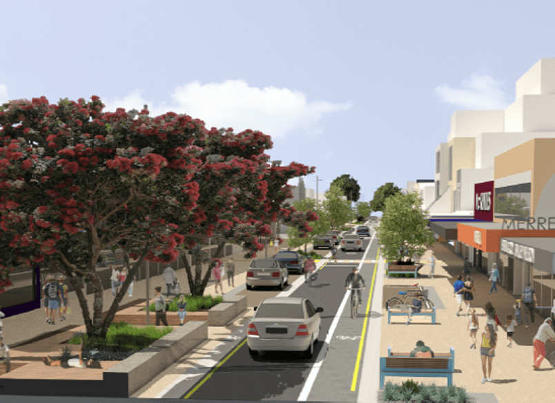 Hurstmere Road Streetscape Upgrade