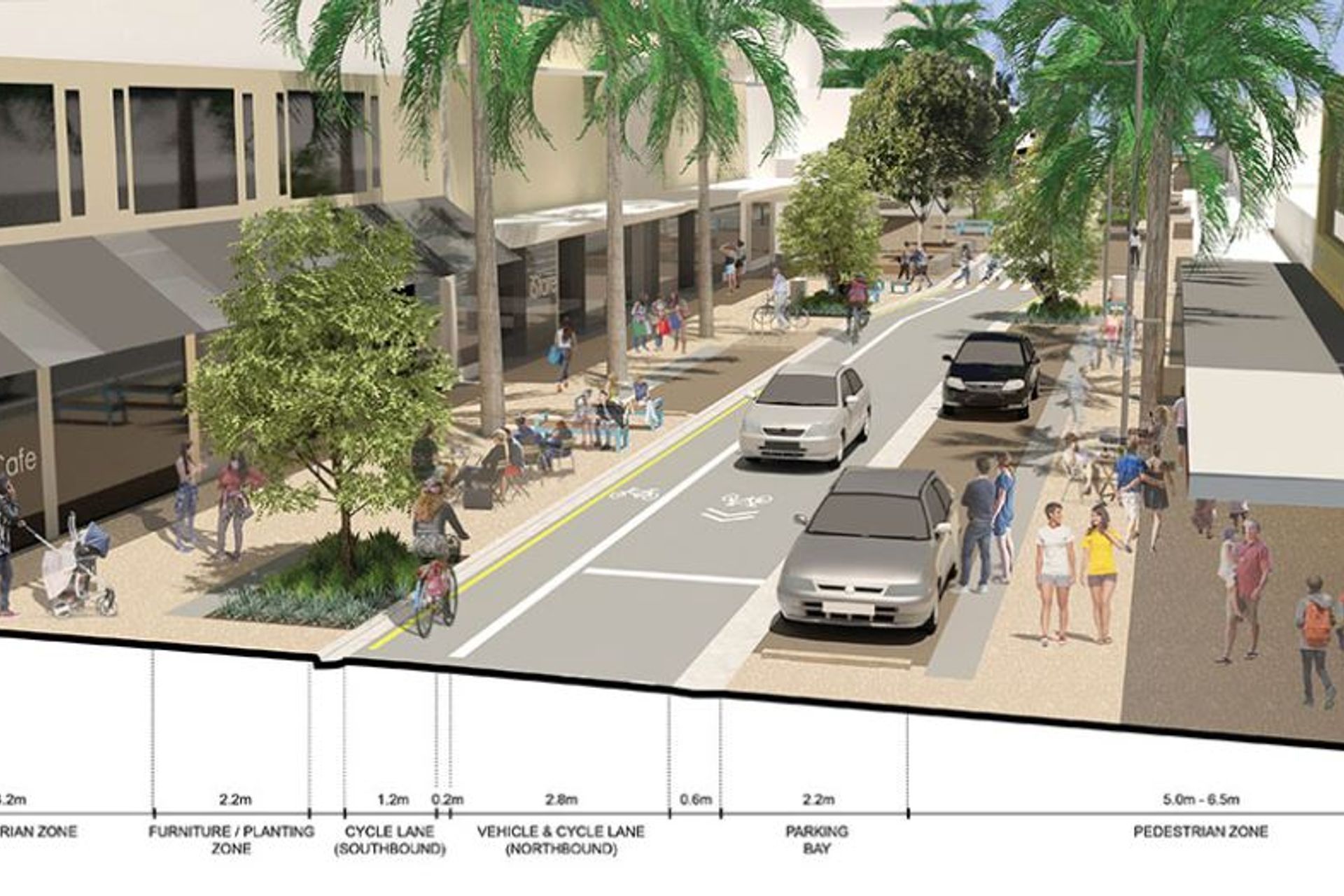 Hurstmere Road Streetscape Upgrade
