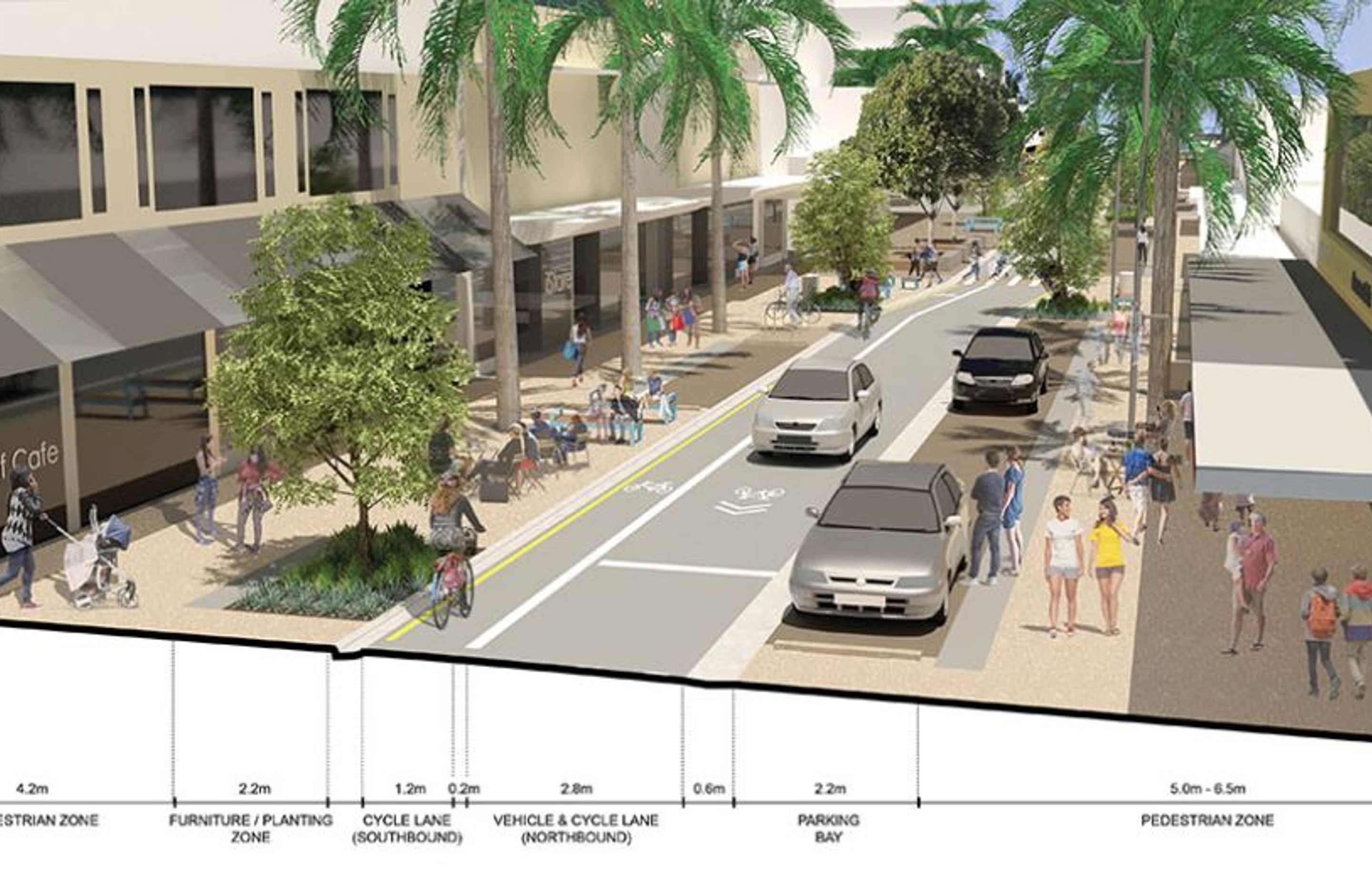 Hurstmere Road Streetscape Upgrade