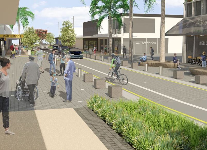Hurstmere Road Streetscape Upgrade