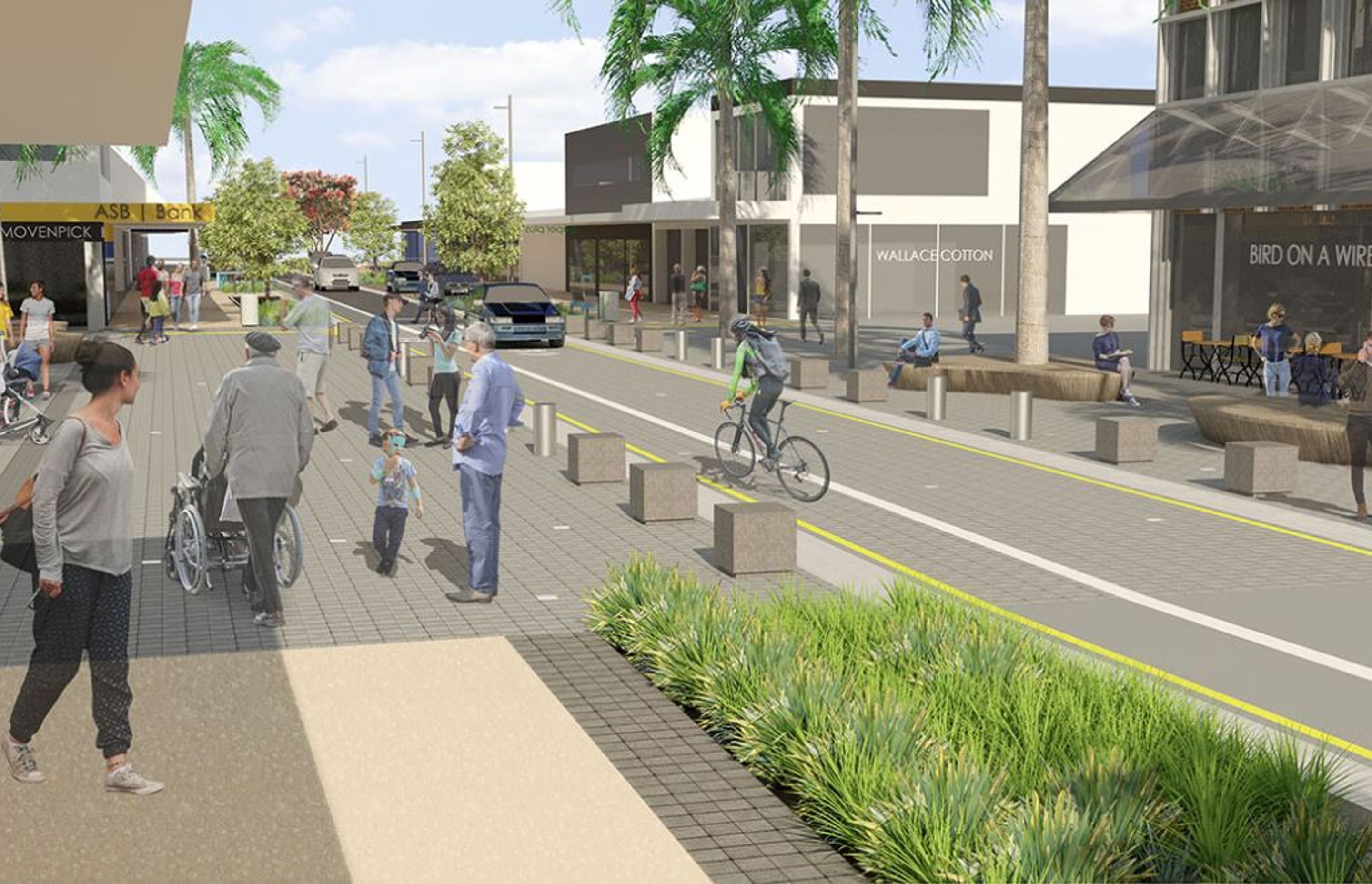 Hurstmere Road Streetscape Upgrade