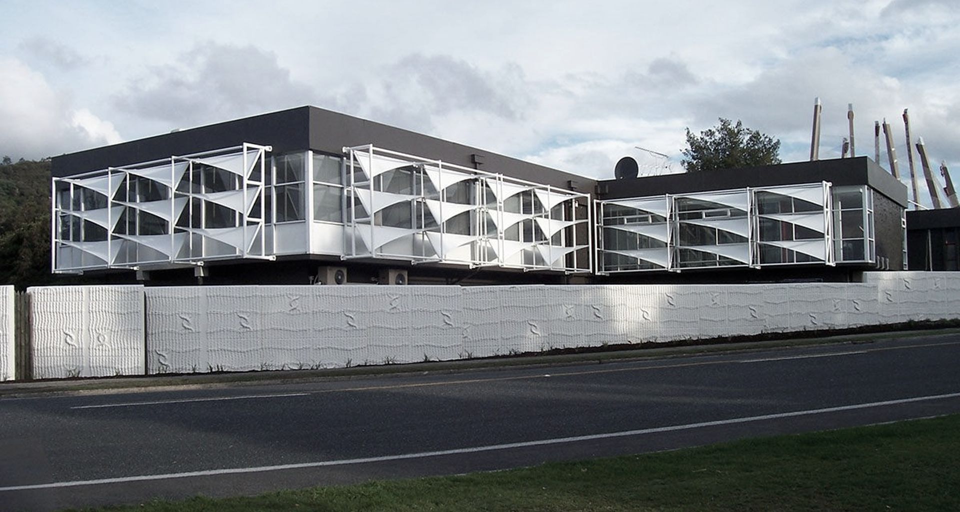 Te Puia – Fabric Facade banner
