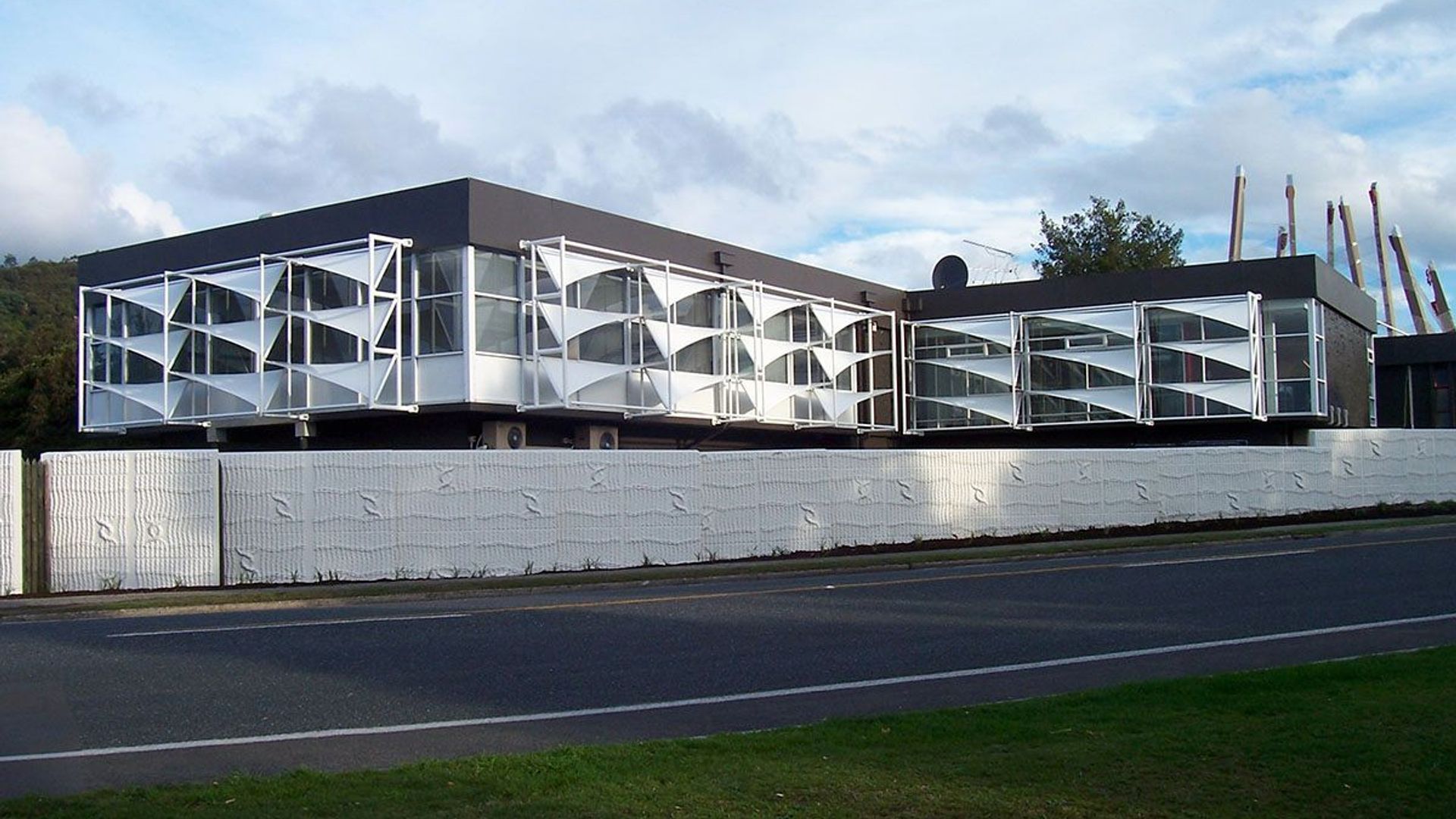 Te Puia – Fabric Facade banner