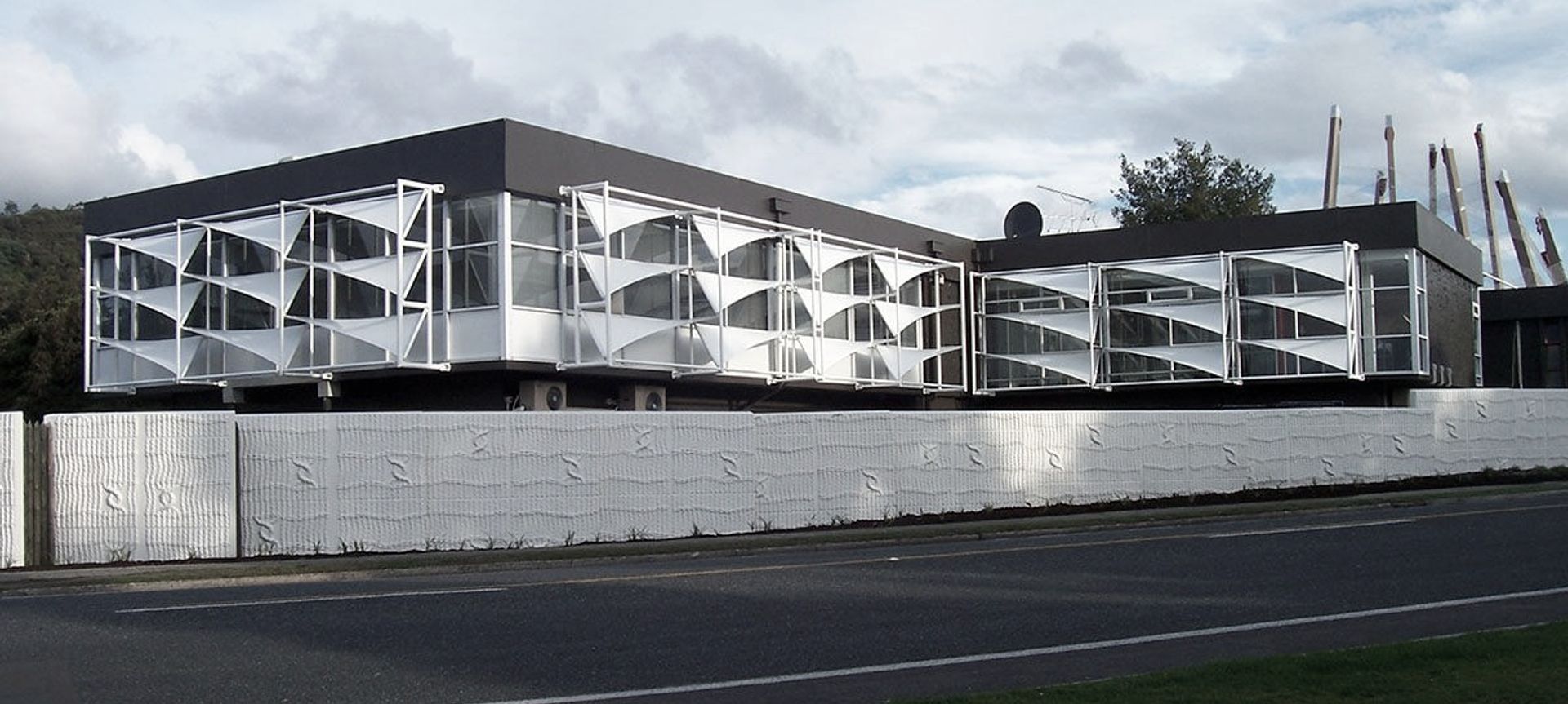 Te Puia – Fabric Facade banner