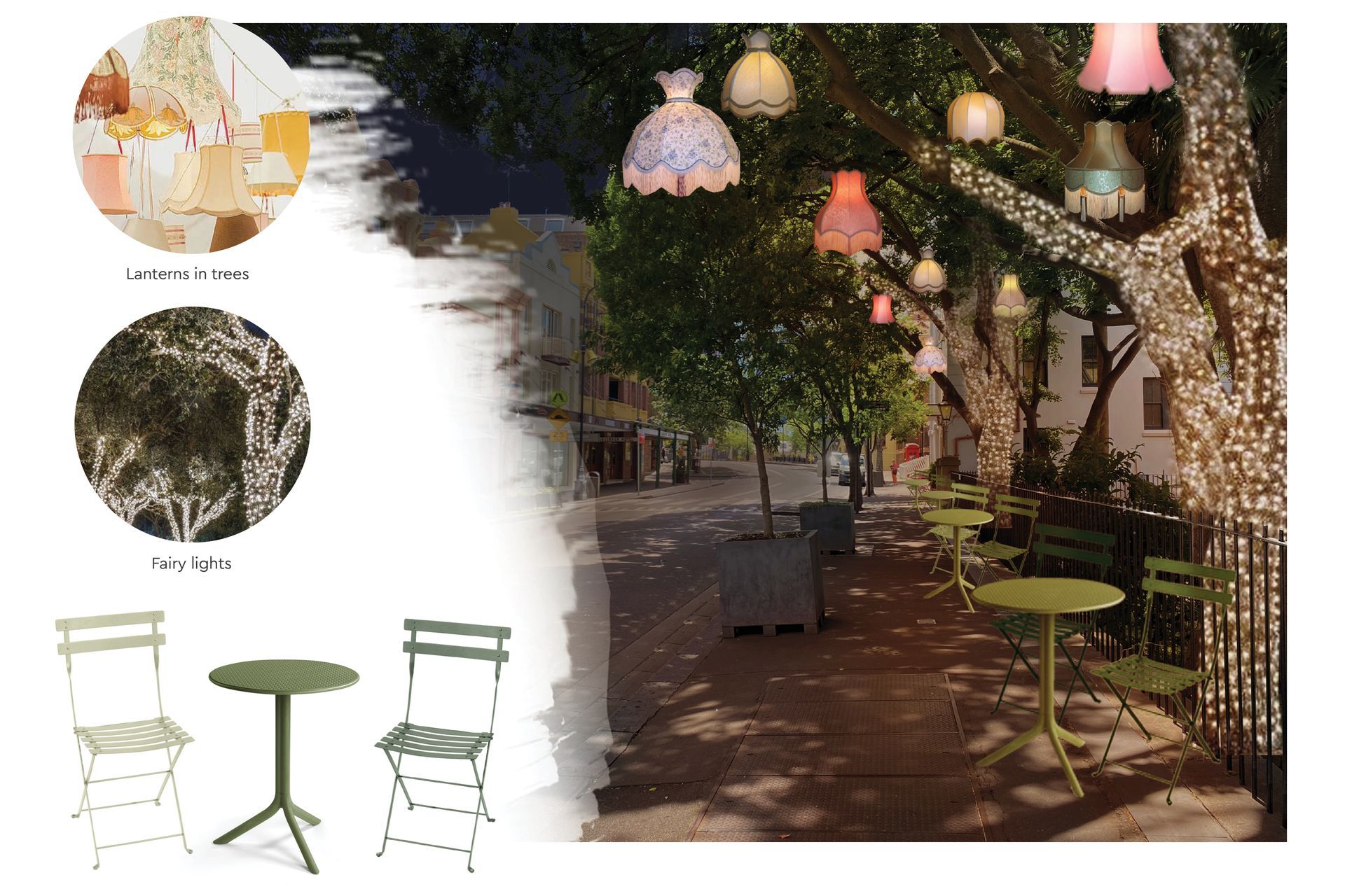 Concept Design - 3D View for George Street - Activation