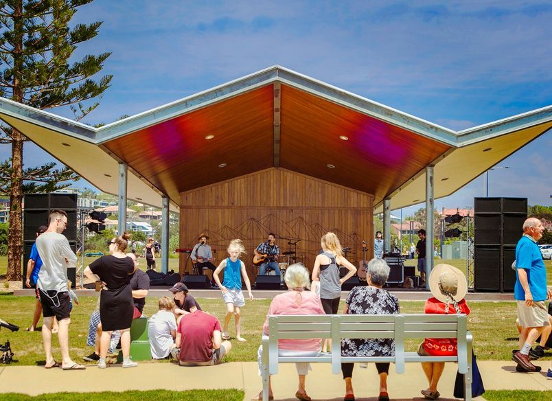 Coffy Harbour Jetty Foreshores New bandstand and Picnic Shelter