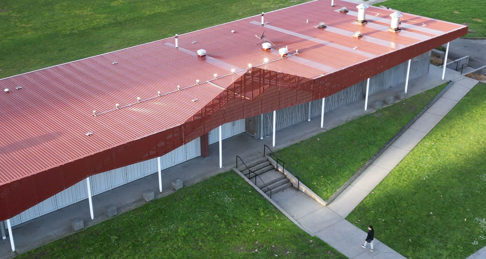 A building for the sporting talent of Ōtara is protected by ST900® banner