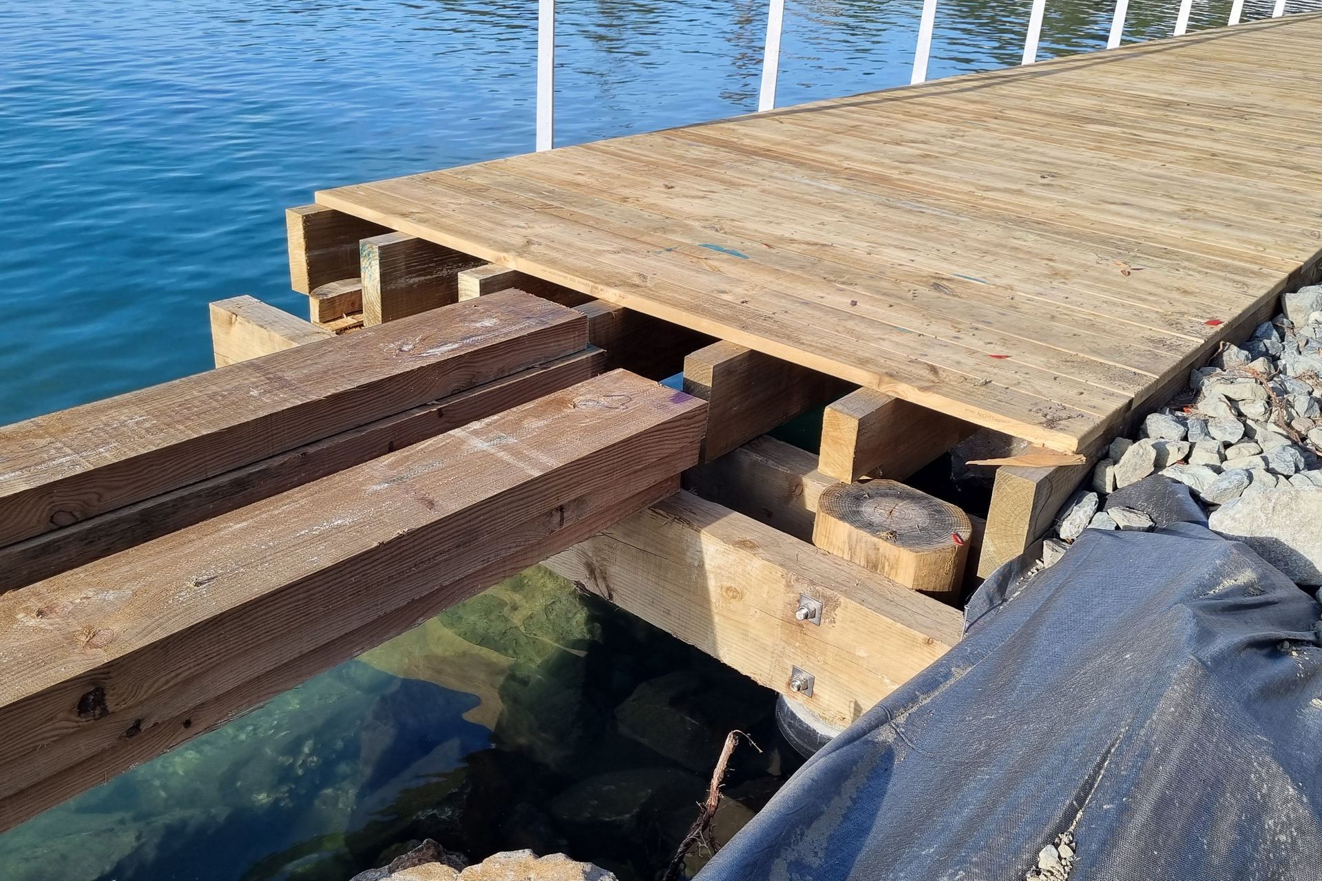 Structural strength required for waterfront redevelopment at Mangonui