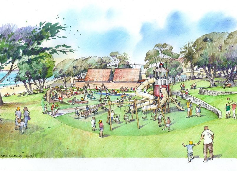 Children’s Playground, Takapuna Beach