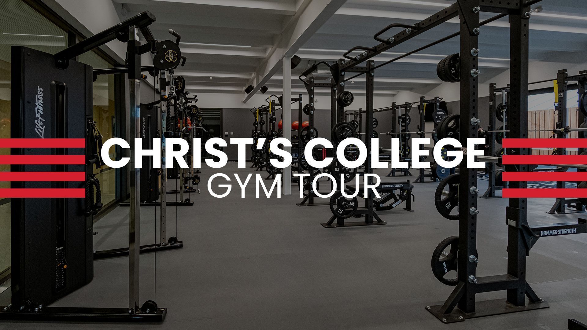 Take a walk through Christ's College Fitness Centre video