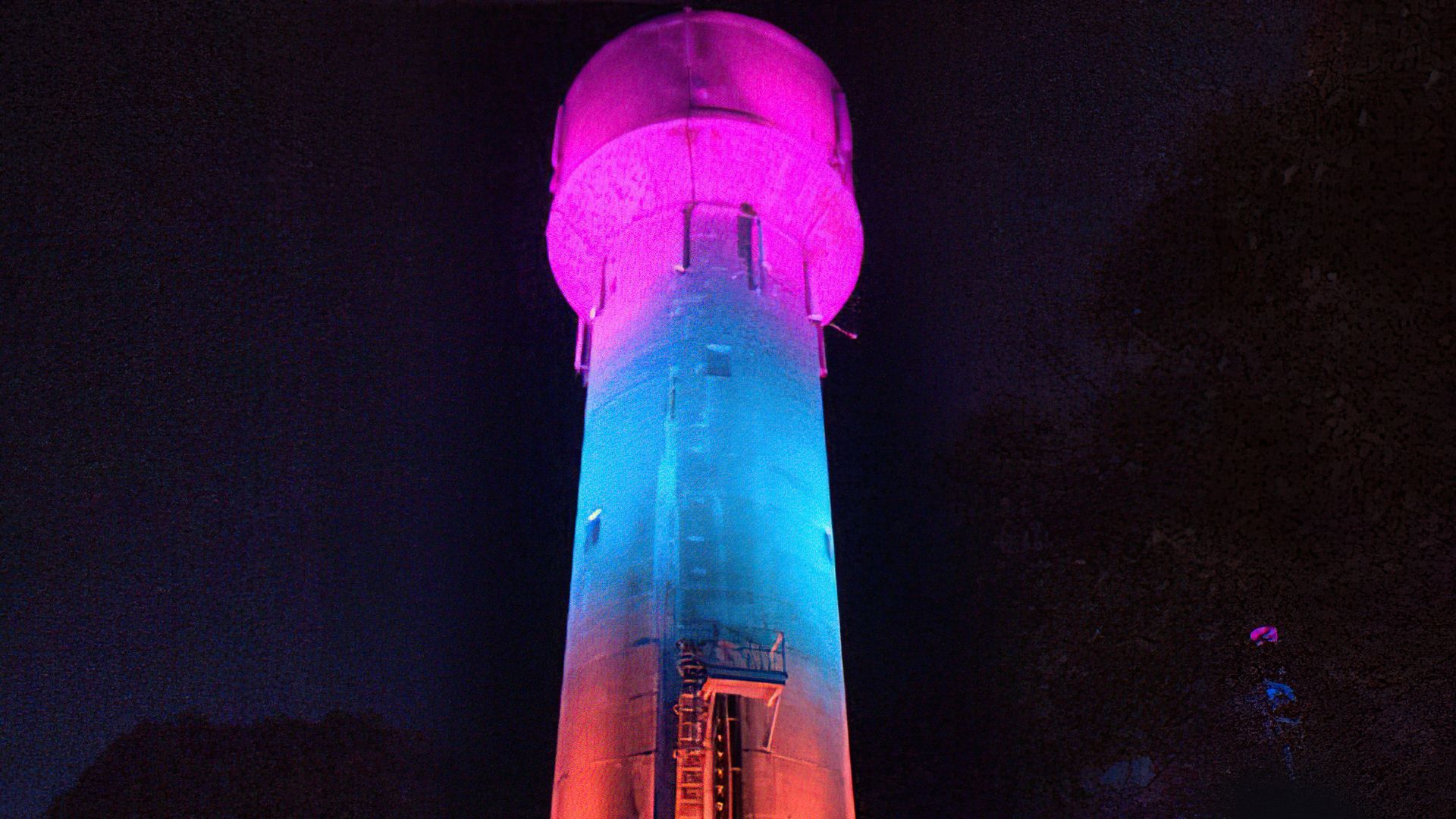 The Foxton Water Tower banner