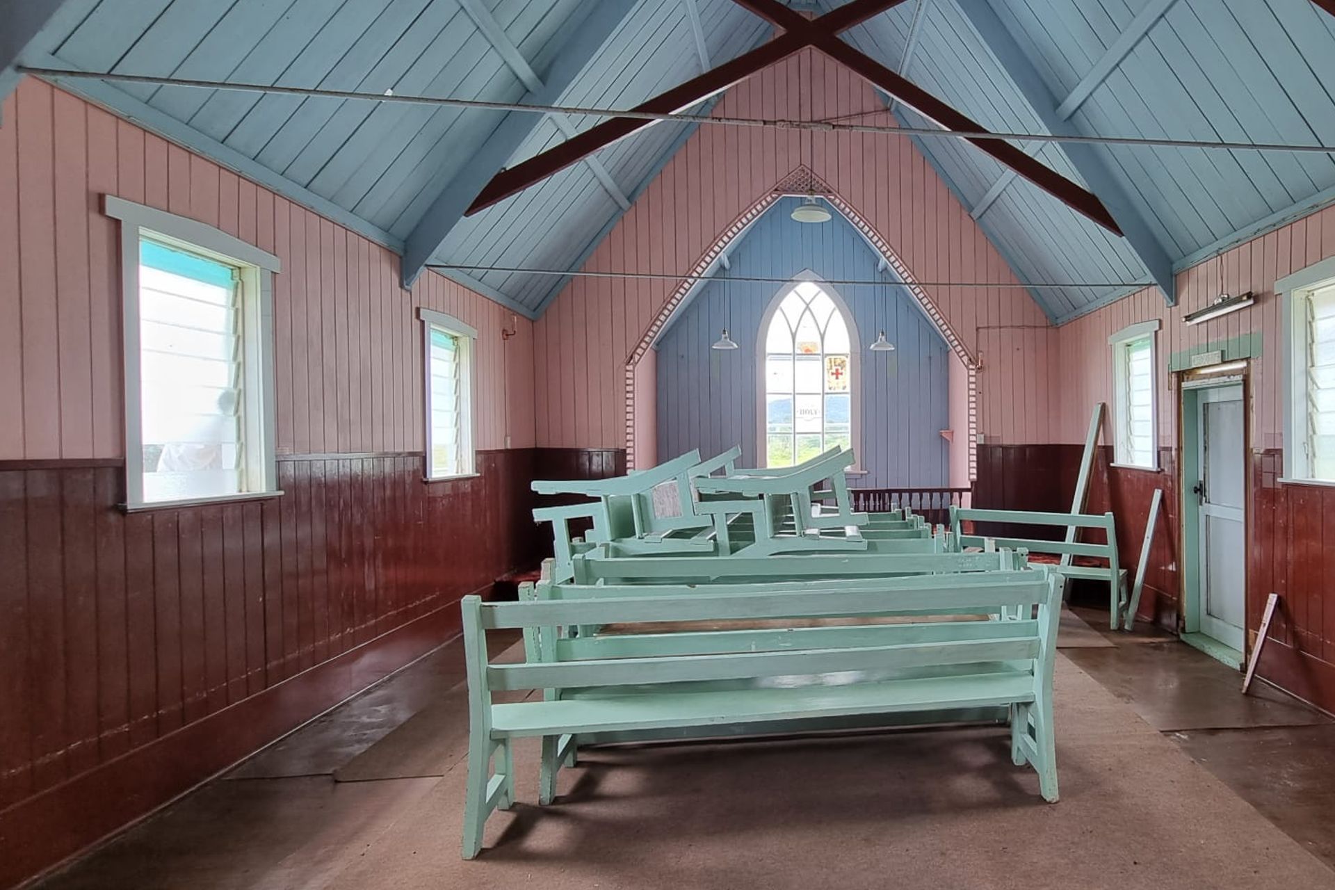 Interior before the restoration began