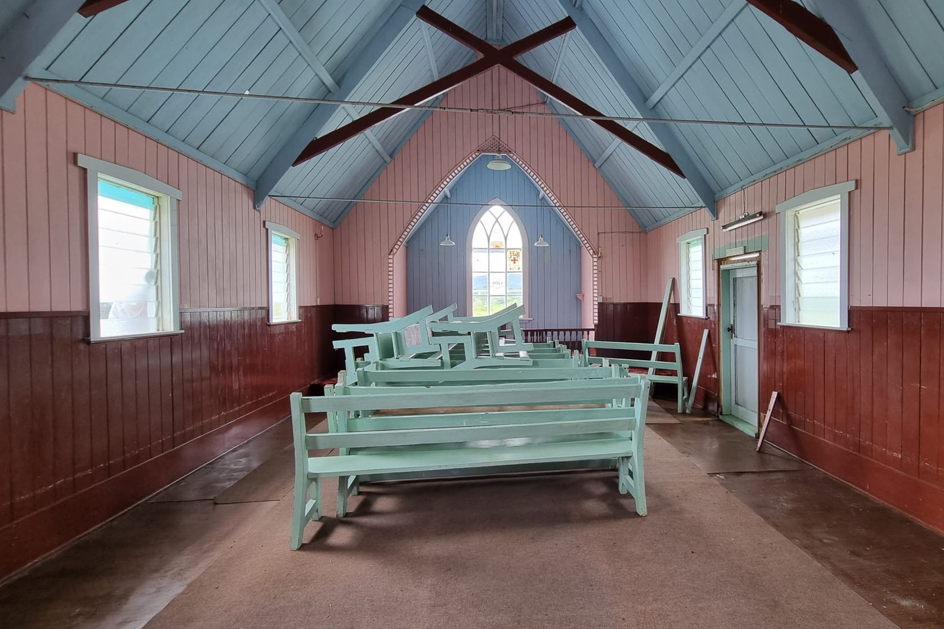 Interior before the restoration began