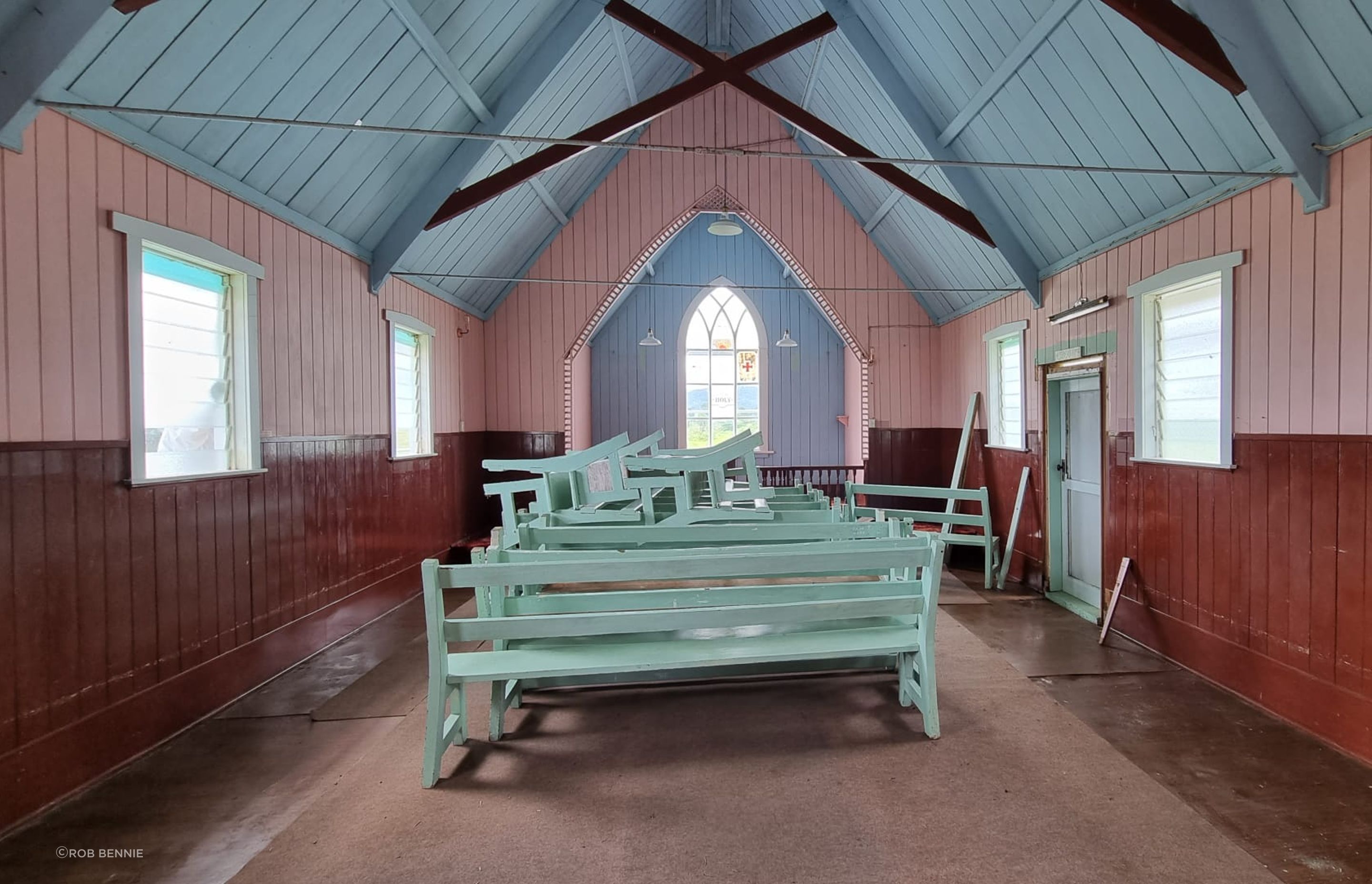 Interior before the restoration began