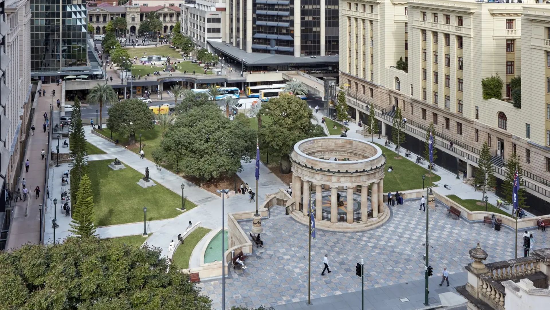 Anzac Square, Brisbane banner