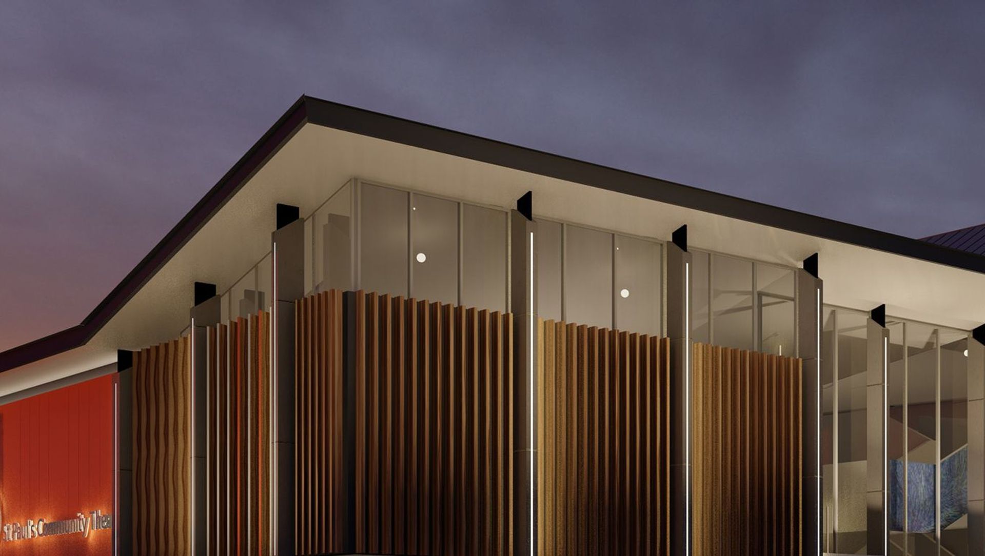 St Pauls - Visualisation of Education Theatre banner