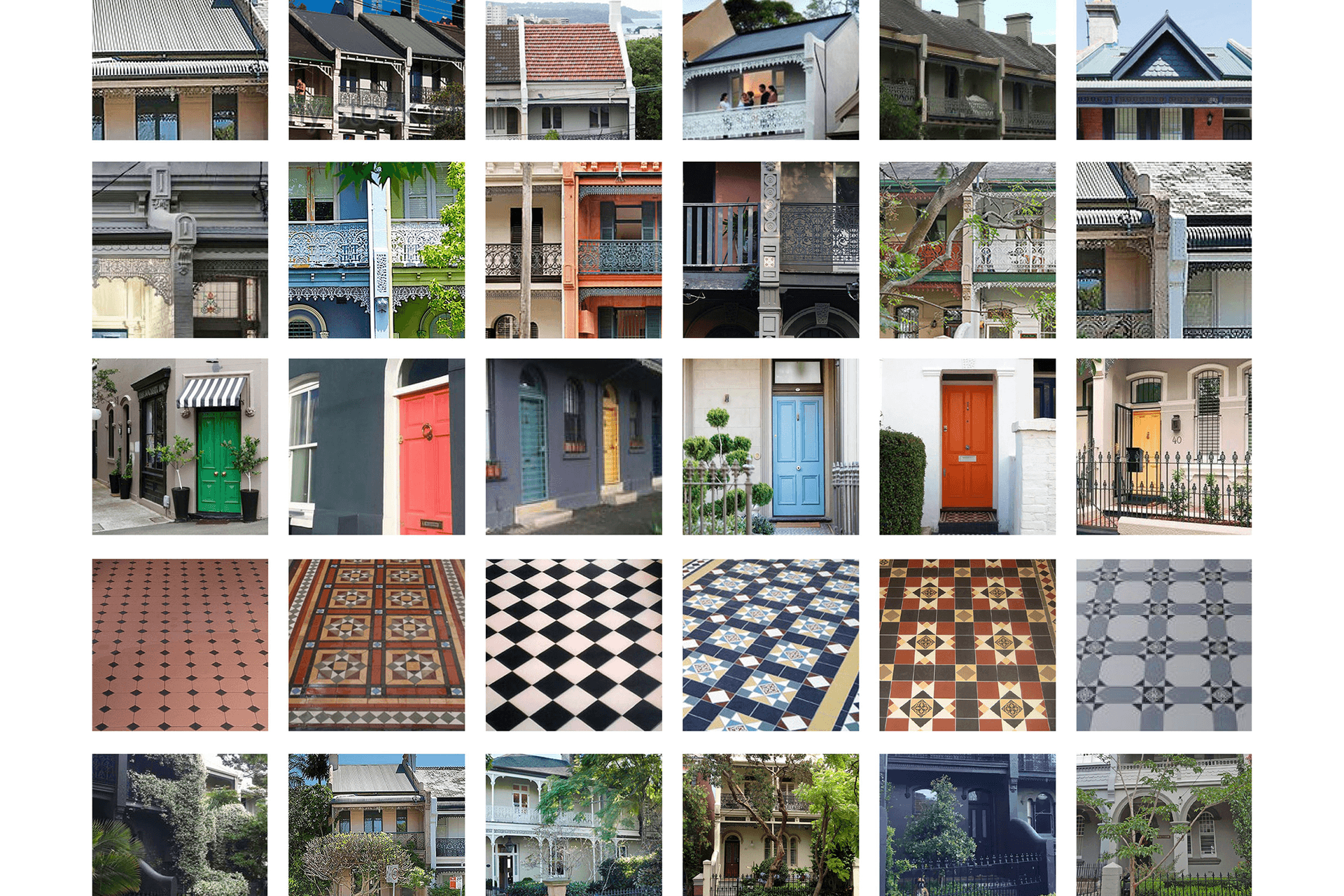 Terrace house typology study.