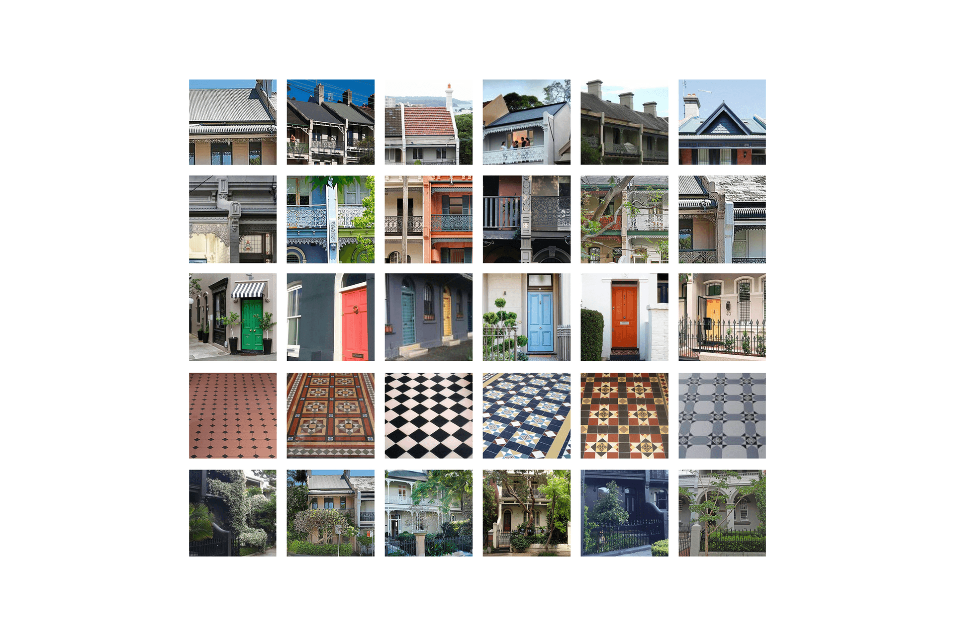 Terrace house typology study.