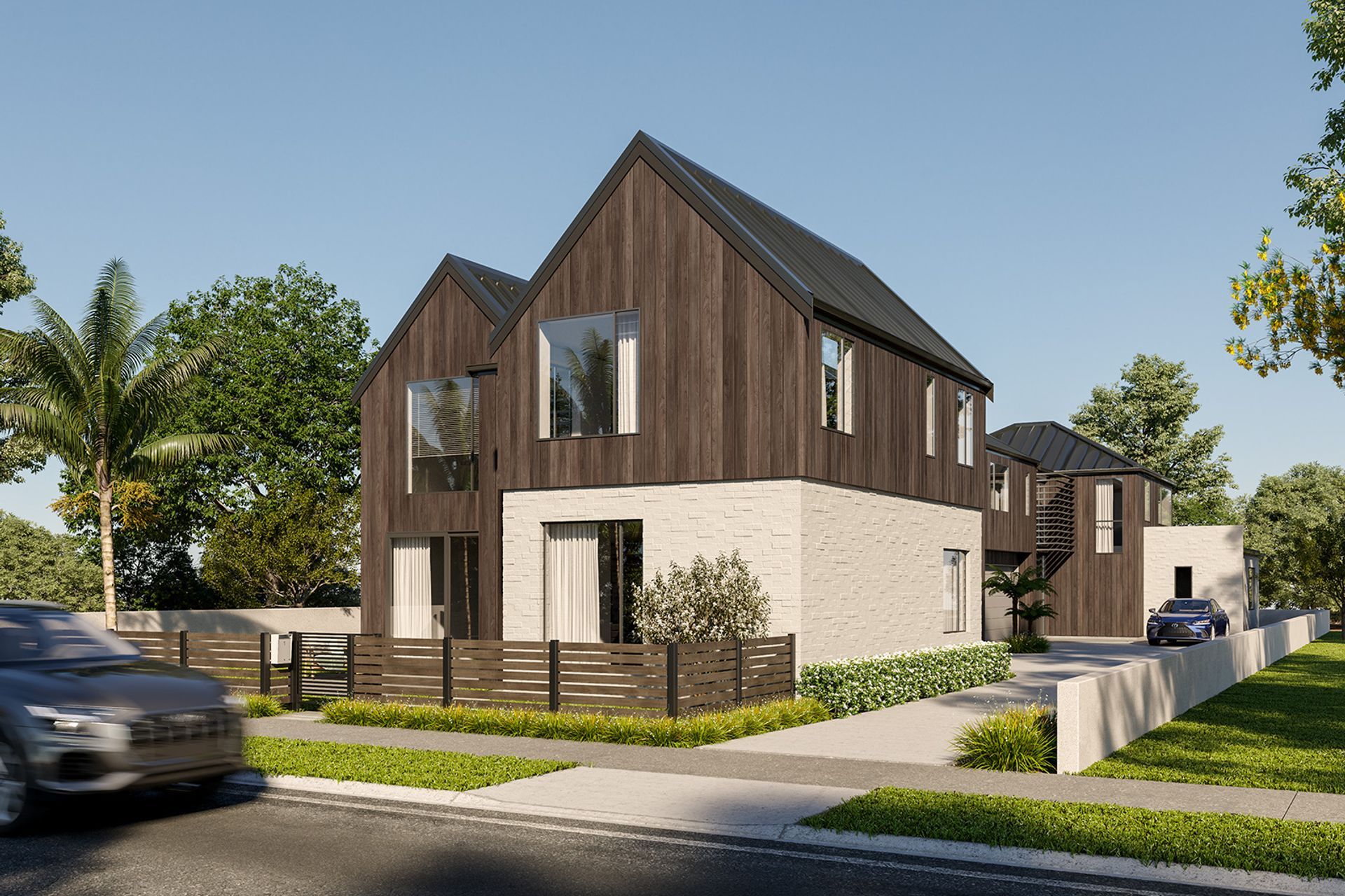 Townhouse Development 3D Render