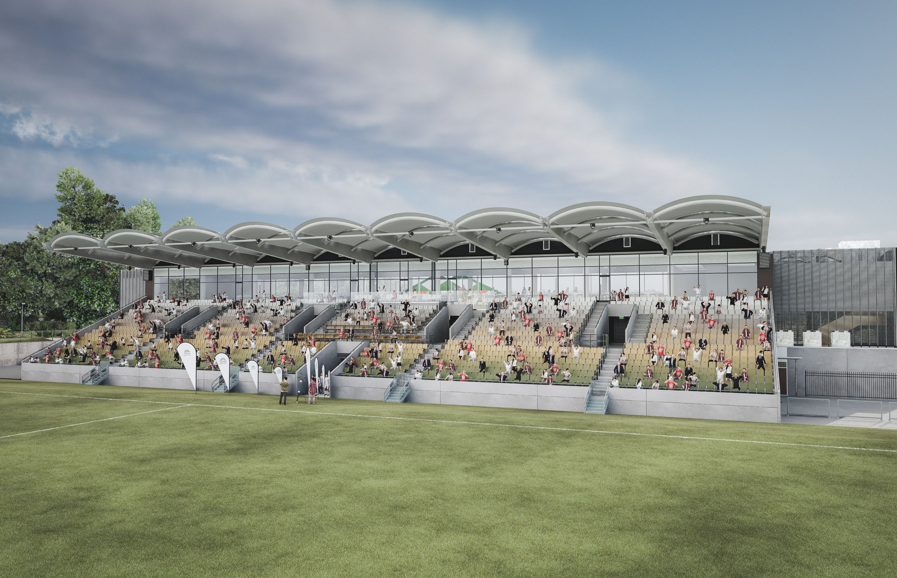 Yarrow Stadium Redevelopment Visuals