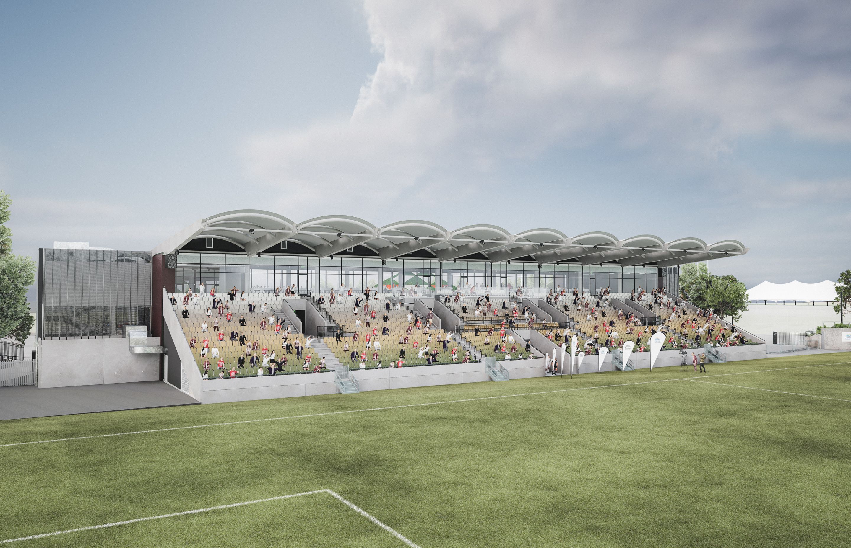 Yarrow Stadium Redevelopment Visuals