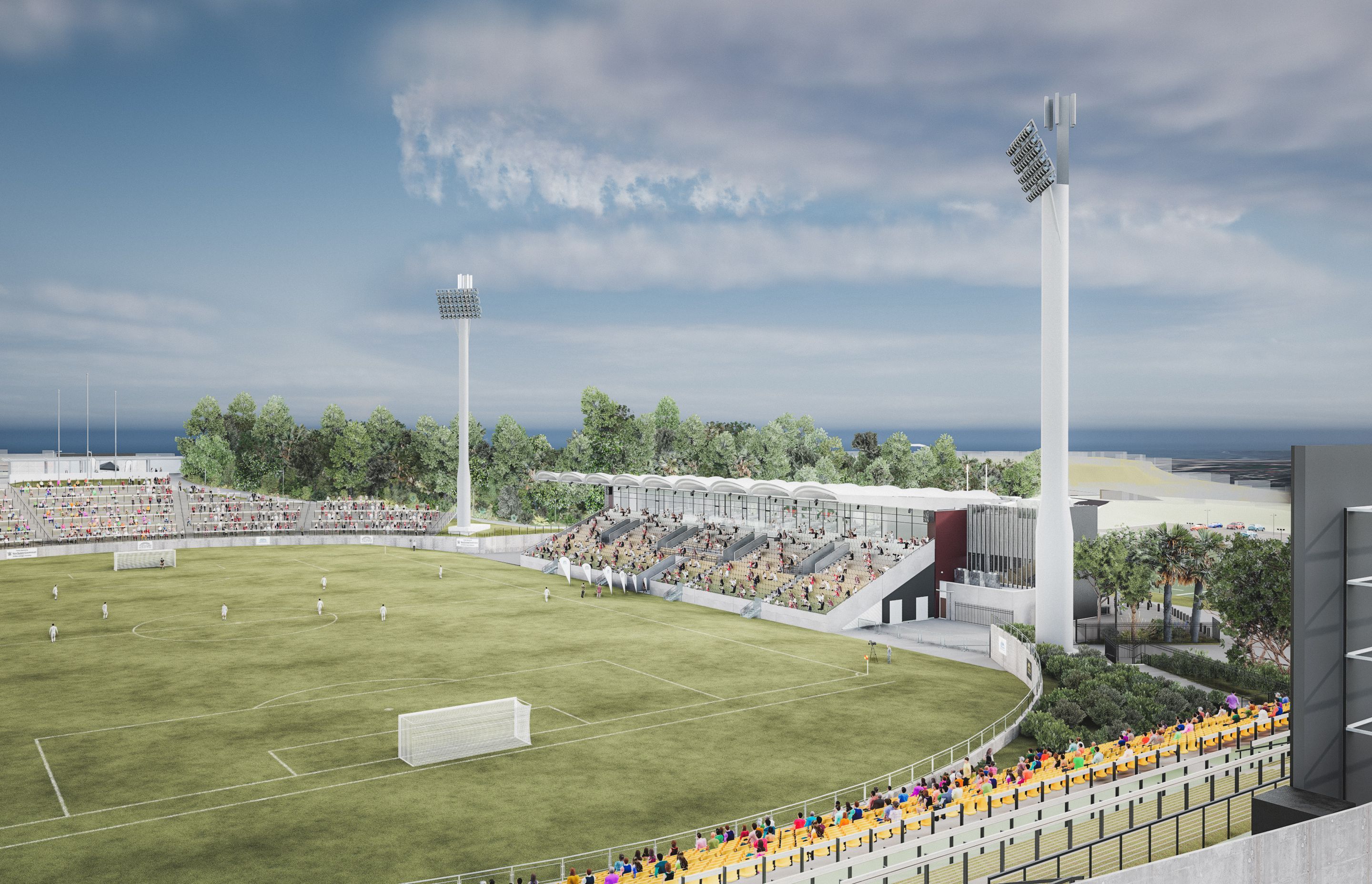 Yarrow Stadium Redevelopment Visuals