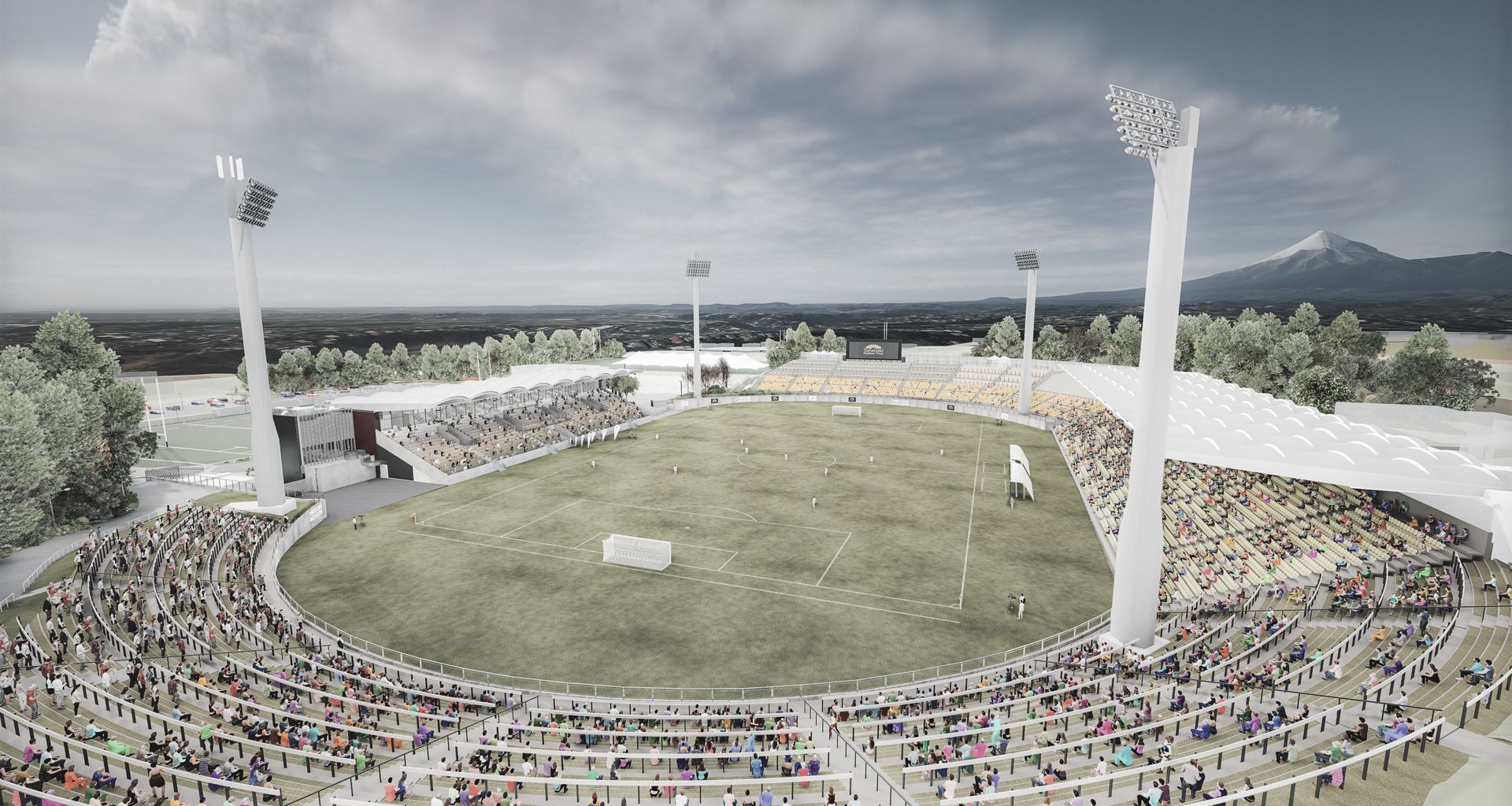 Yarrow Stadium Redevelopment Visuals banner