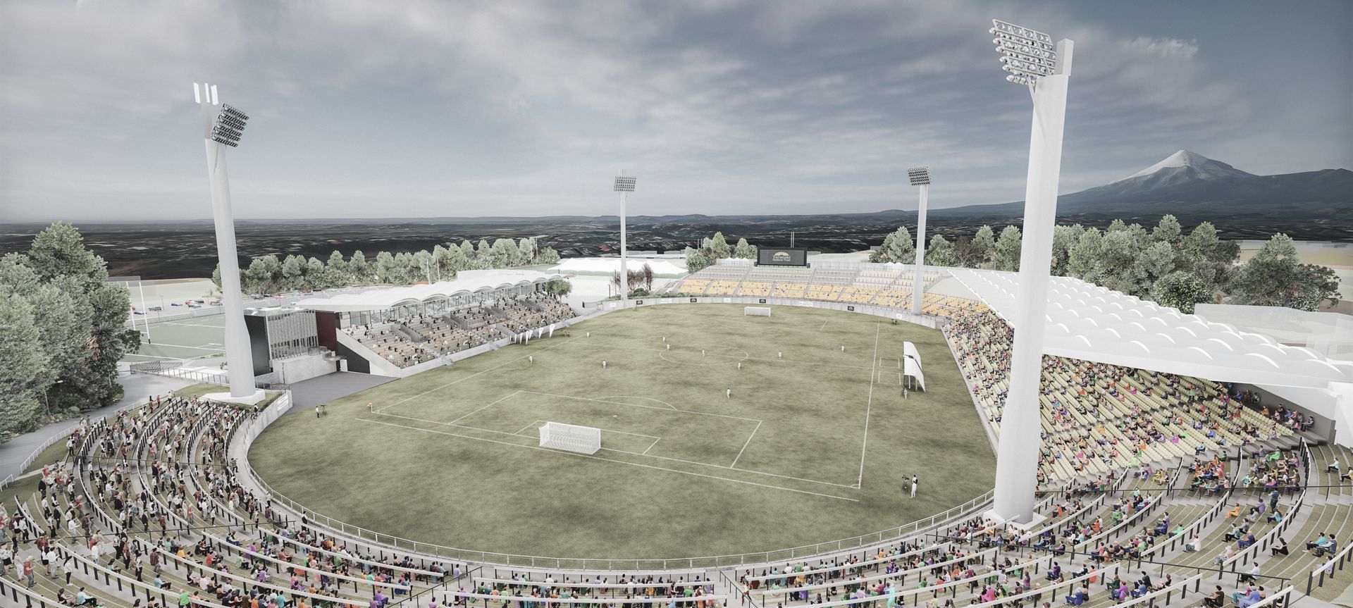 Yarrow Stadium Redevelopment Visuals banner