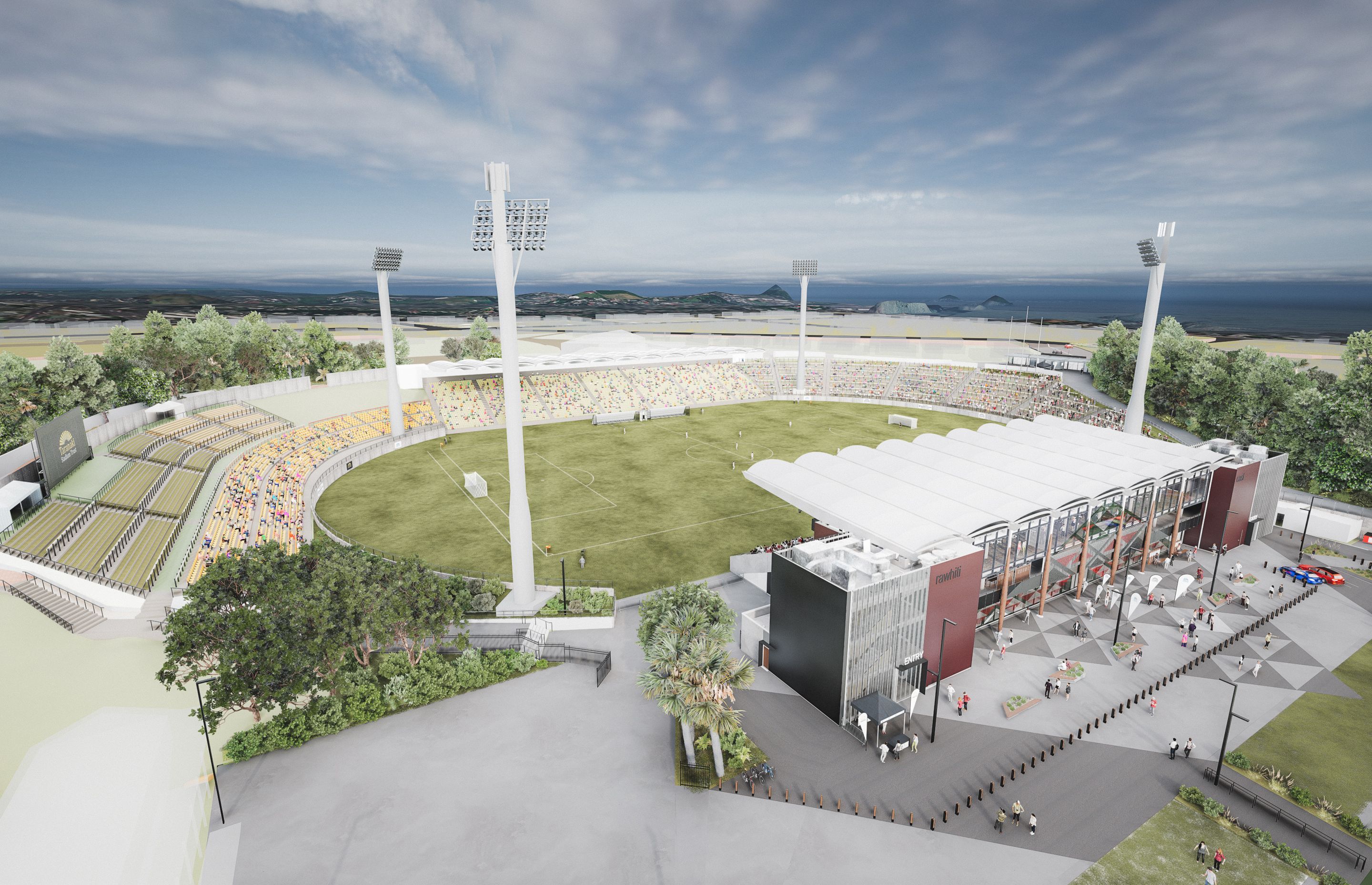 Yarrow Stadium Redevelopment Visuals