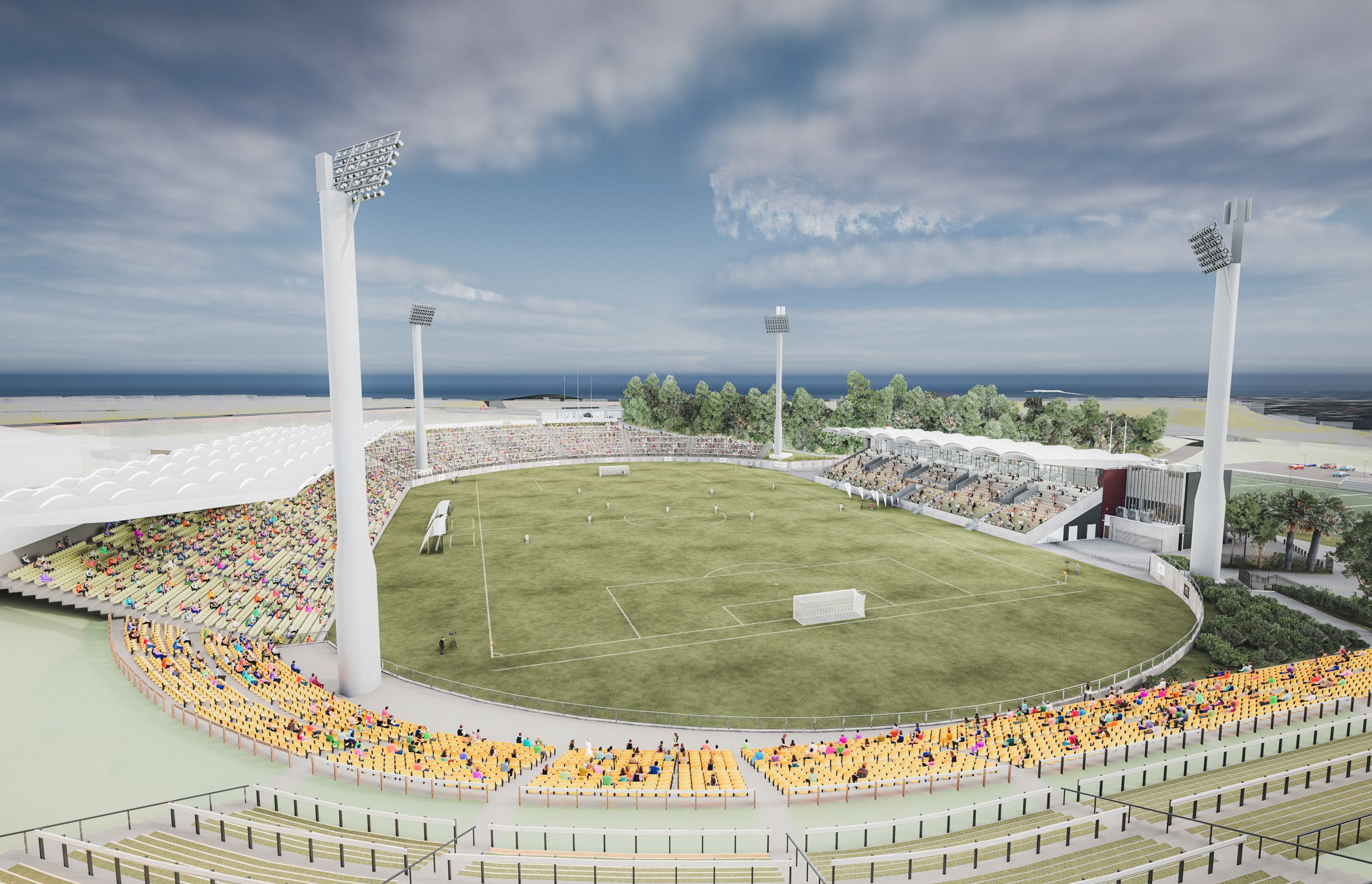 Yarrow Stadium Redevelopment Visuals